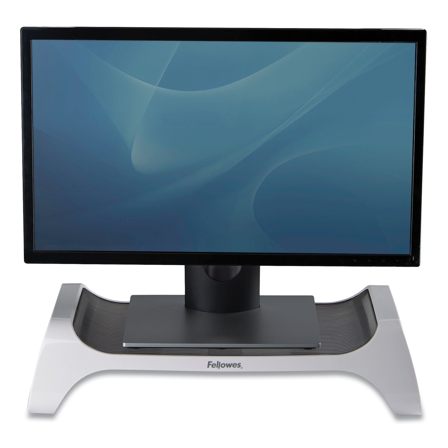Fellowes® I-Spire Series Monitor Lift, 20" X 8.88" X 4.88", White/gray, Supports 25 Lbs