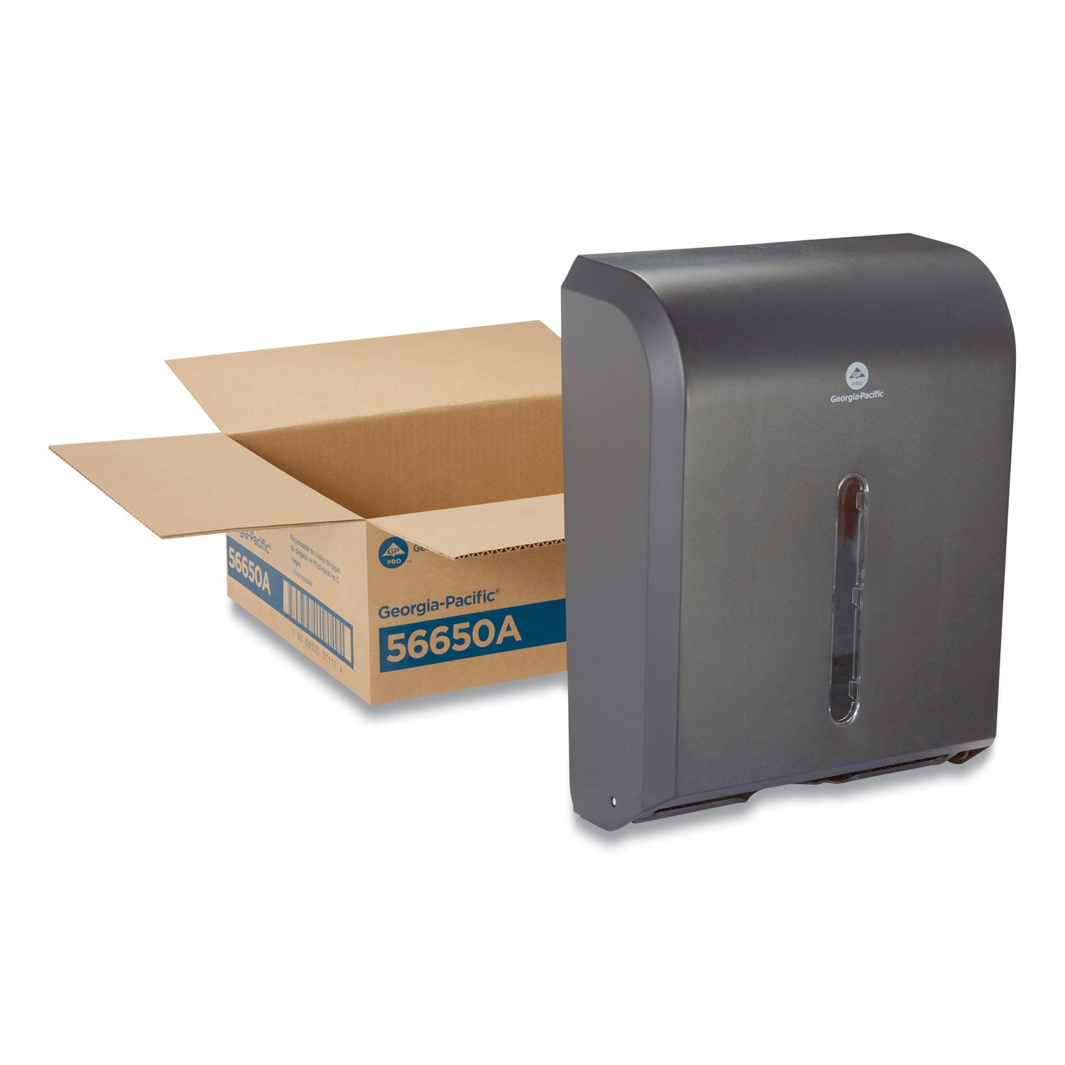 Georgia Pacific® Professional Dispenser For Combi-Fold C-Fold/multifold/bigfold Towels, 12.3 X 6 X 15.5, Black