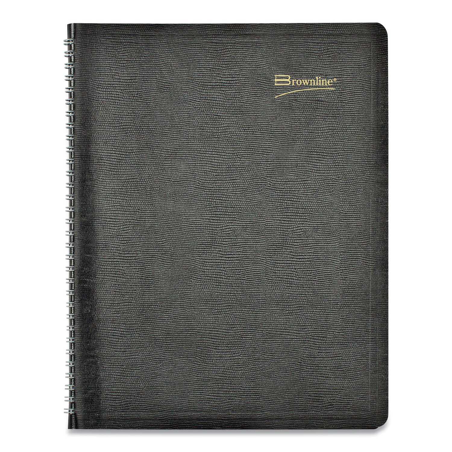 Brownline® Essential Collection 14-Month Ruled Monthly Planner, 11 x 8.5, Black Cover, 14-Month: Dec 2024 to Jan 2026