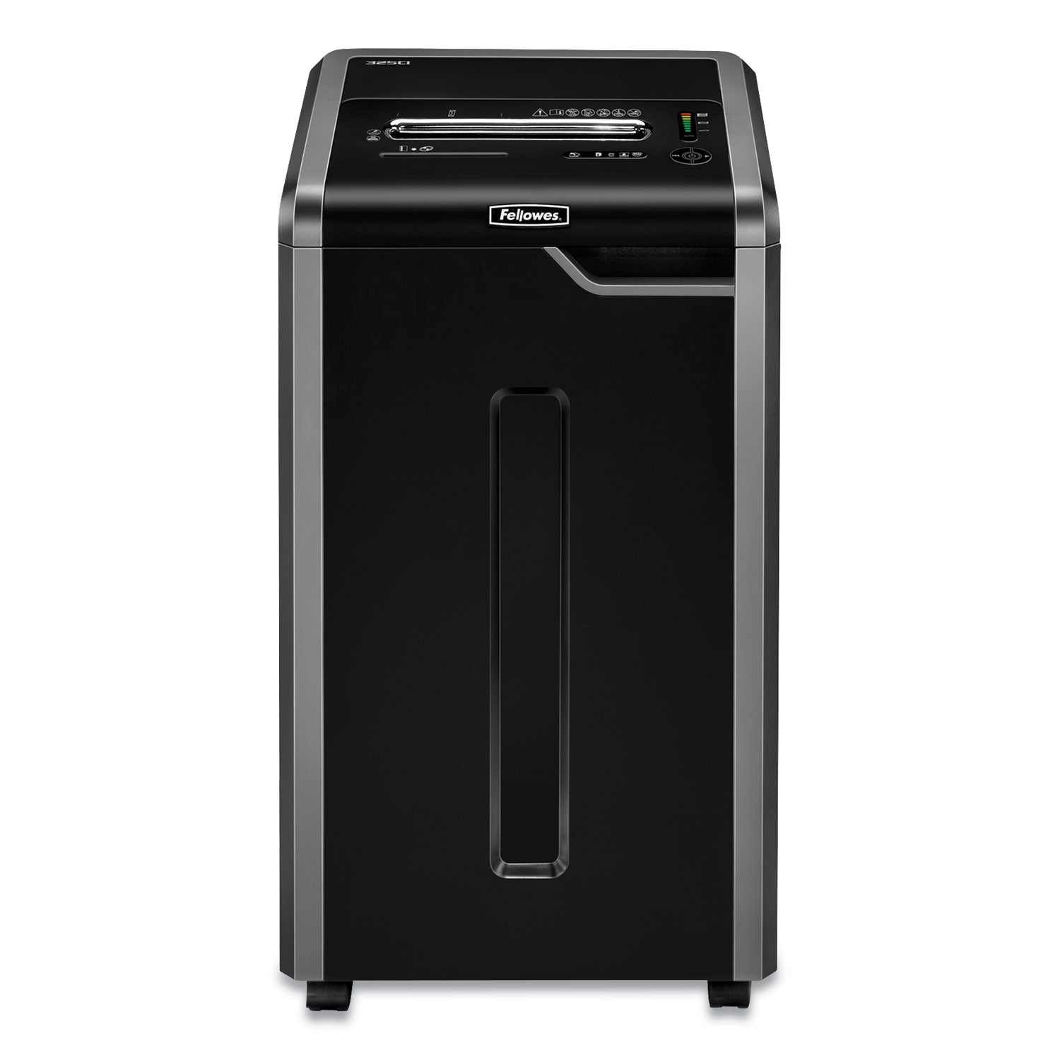 Fellowes® Powershred 325ci 100% Jam Proof Cross-Cut Shredder, 22 Manual Sheet Capacity