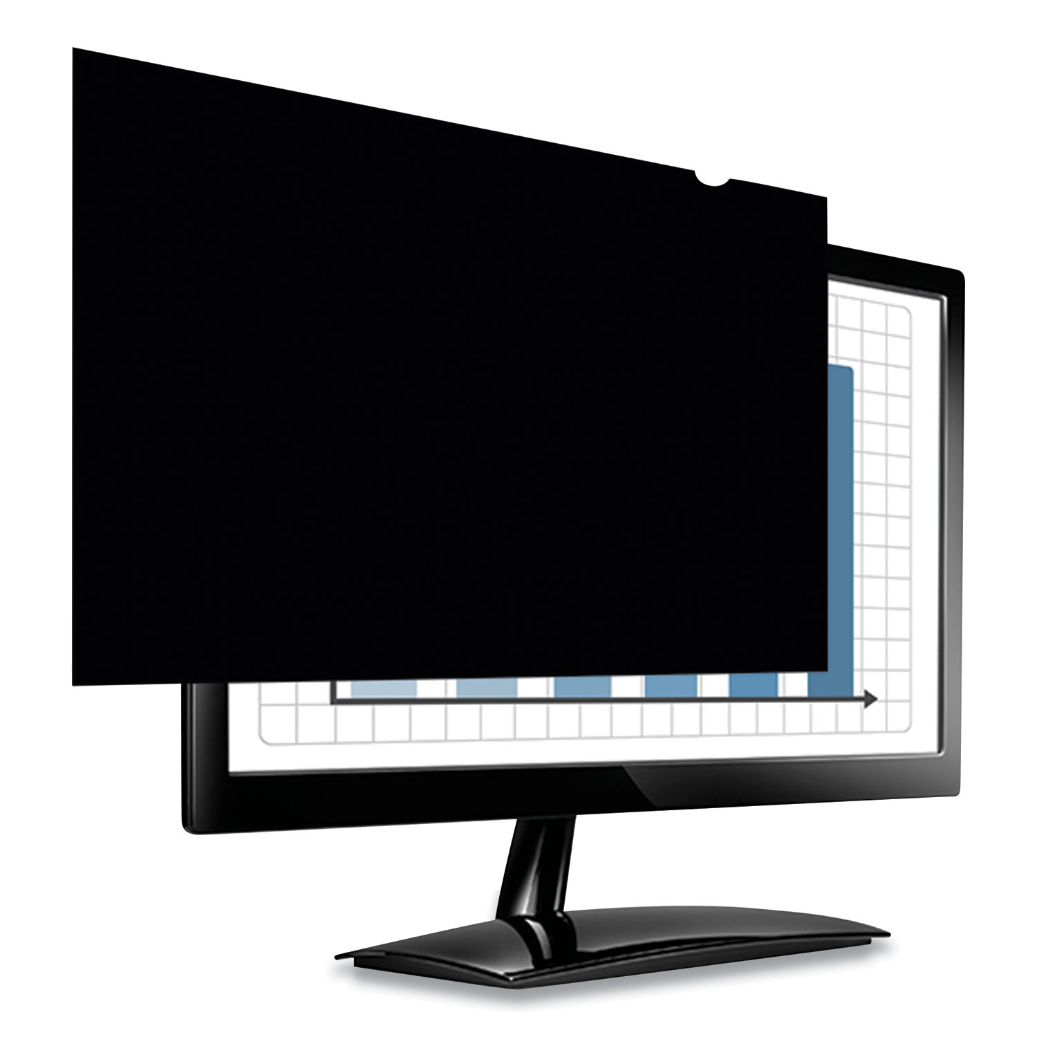 Fellowes® PrivaScreen Blackout Privacy Filter for 24" Widescreen Flat Panel Monitor, 16:9 Aspect Ratio