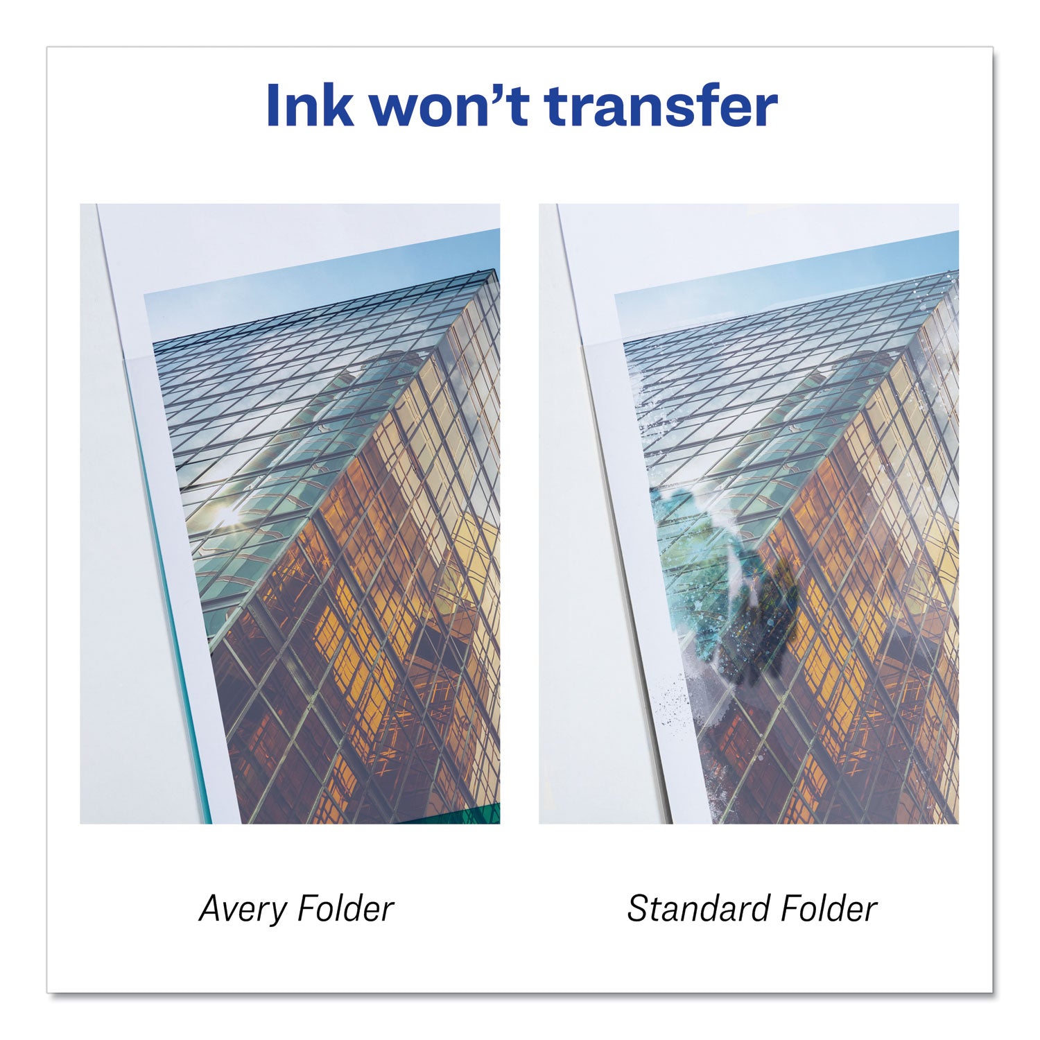 Avery® Heavy-Duty Plastic Sleeves, Letter Size, Clear, 12/pack