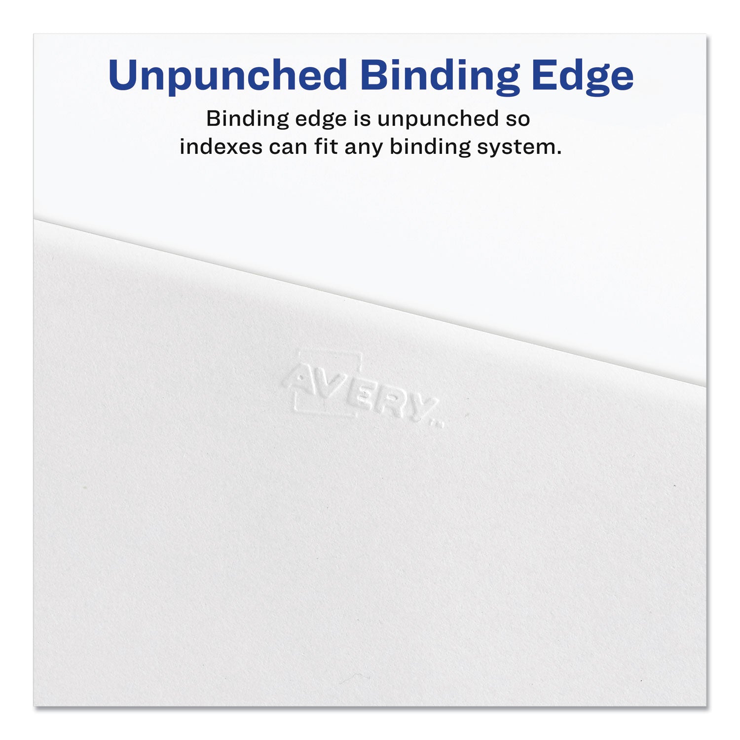 Avery® Preprinted Legal Exhibit Side Tab Index Dividers, Allstate Style, 26-Tab, A To Z, 11 X 8.5, White, 1 Set, (1700)
