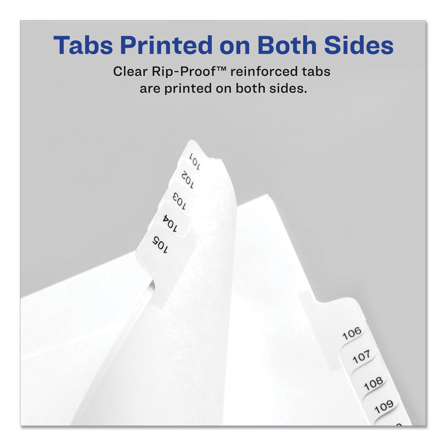 Avery® Preprinted Legal Exhibit Side Tab Index Dividers, Allstate Style, 10-Tab, 3, 11 X 8.5, White, 25/pack