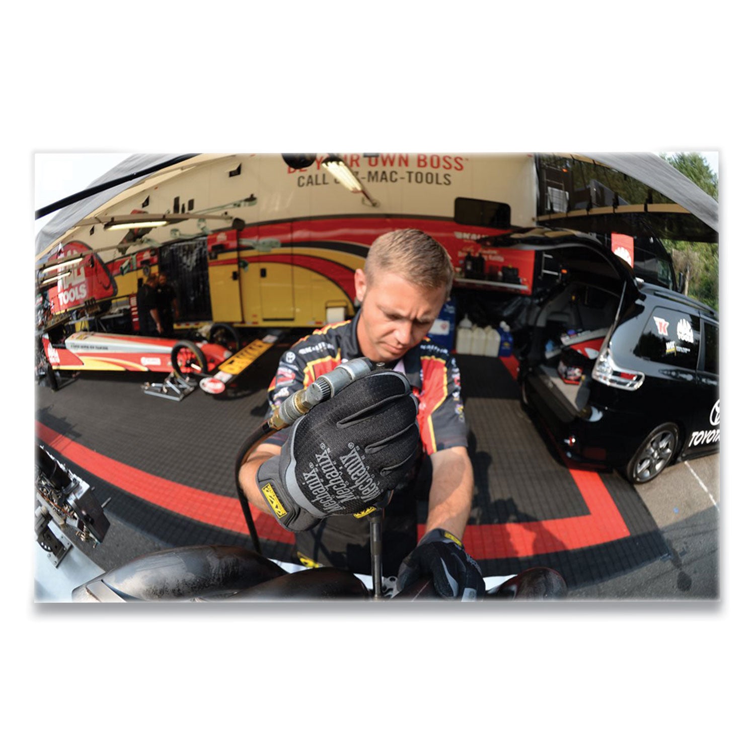 Mechanix Wear® Fastfit Work Gloves, Black/gray, Large