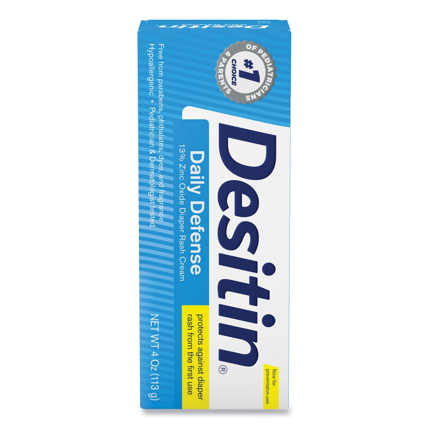 Desitin® Daily Defense Baby Diaper Rash Cream With Zinc Oxide, 4 Oz Tube