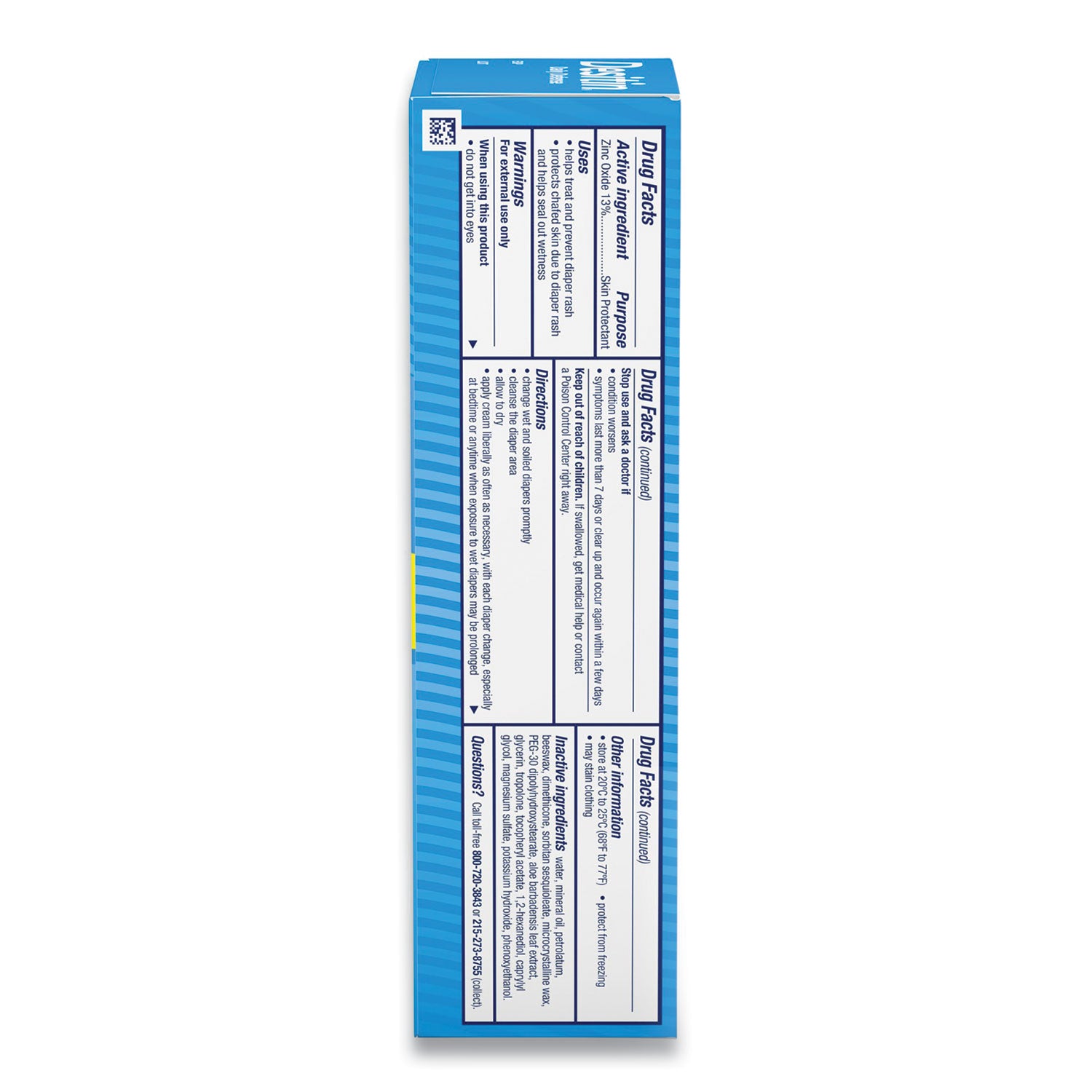 Desitin® Daily Defense Baby Diaper Rash Cream With Zinc Oxide, 4 Oz Tube