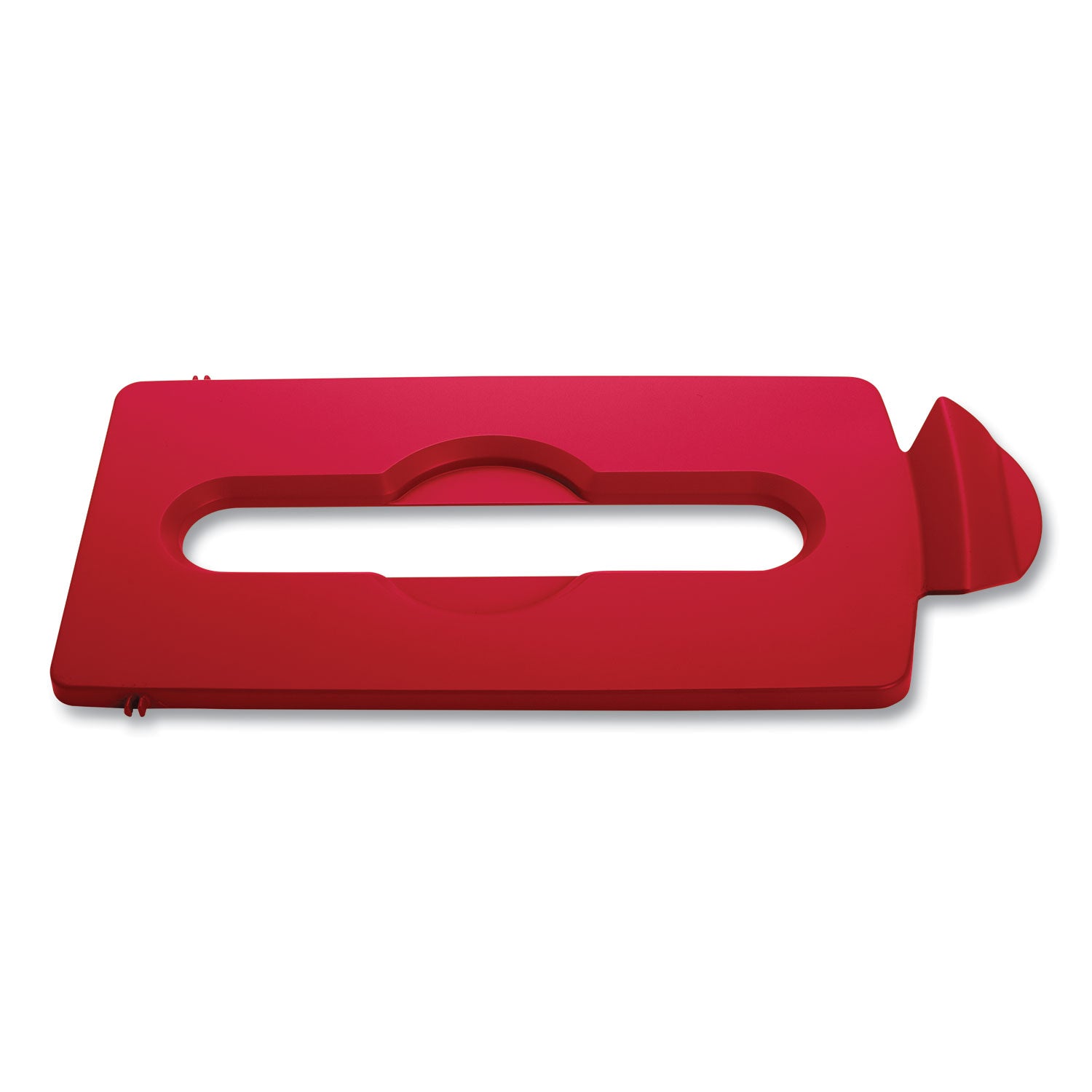 Slim Jim Paper Recycling Top, 16.5 x 8 x 0.5, Red