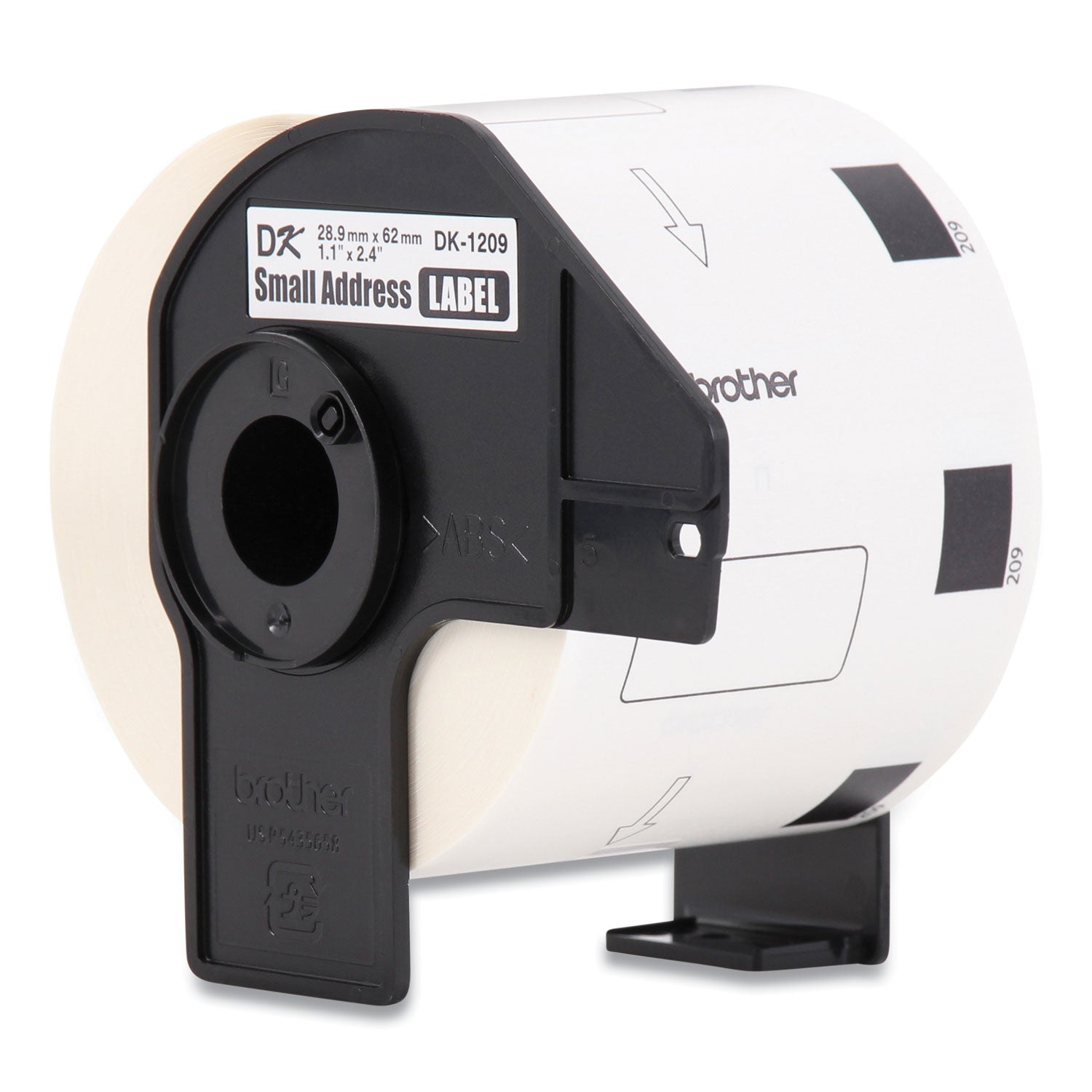 Brother Die-Cut Address Labels, 1.1 x 2.4, White, 800 Labels/Roll, 24 Rolls/Pack