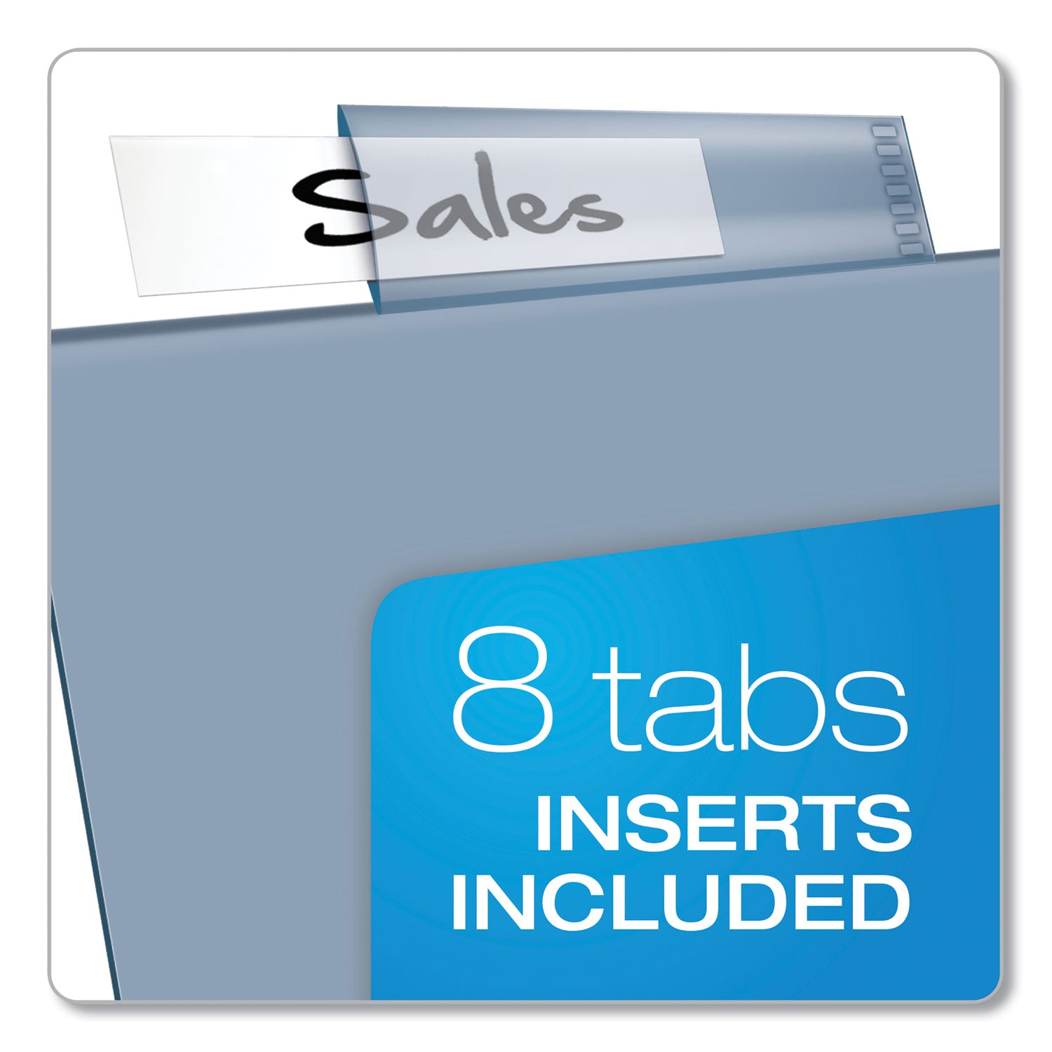 Cardinal® Poly Index Dividers, 8-Tab, 11 X 8.5, Assorted, 4 Sets