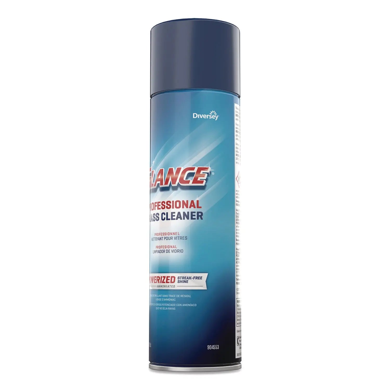 Glance Powerized Glass and Surface Cleaner, Ammonia Scent, 19 oz Aerosol Spray, 12/Carton Diversey™ Flipcost
