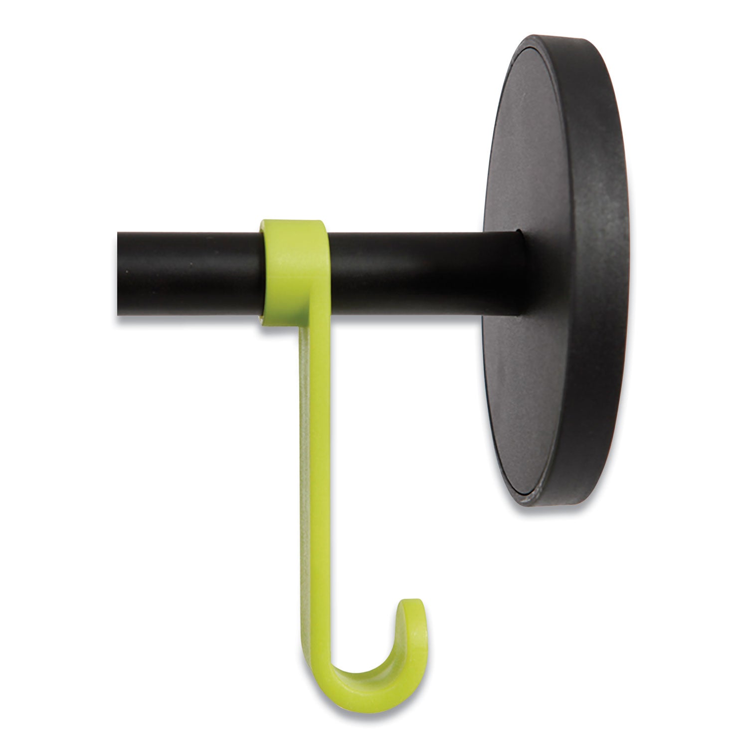 Alba™ Stan3 Steel Coat Rack, Stand Alone Rack, Eight Knobs, 15w X 15d X 69.3h, Black