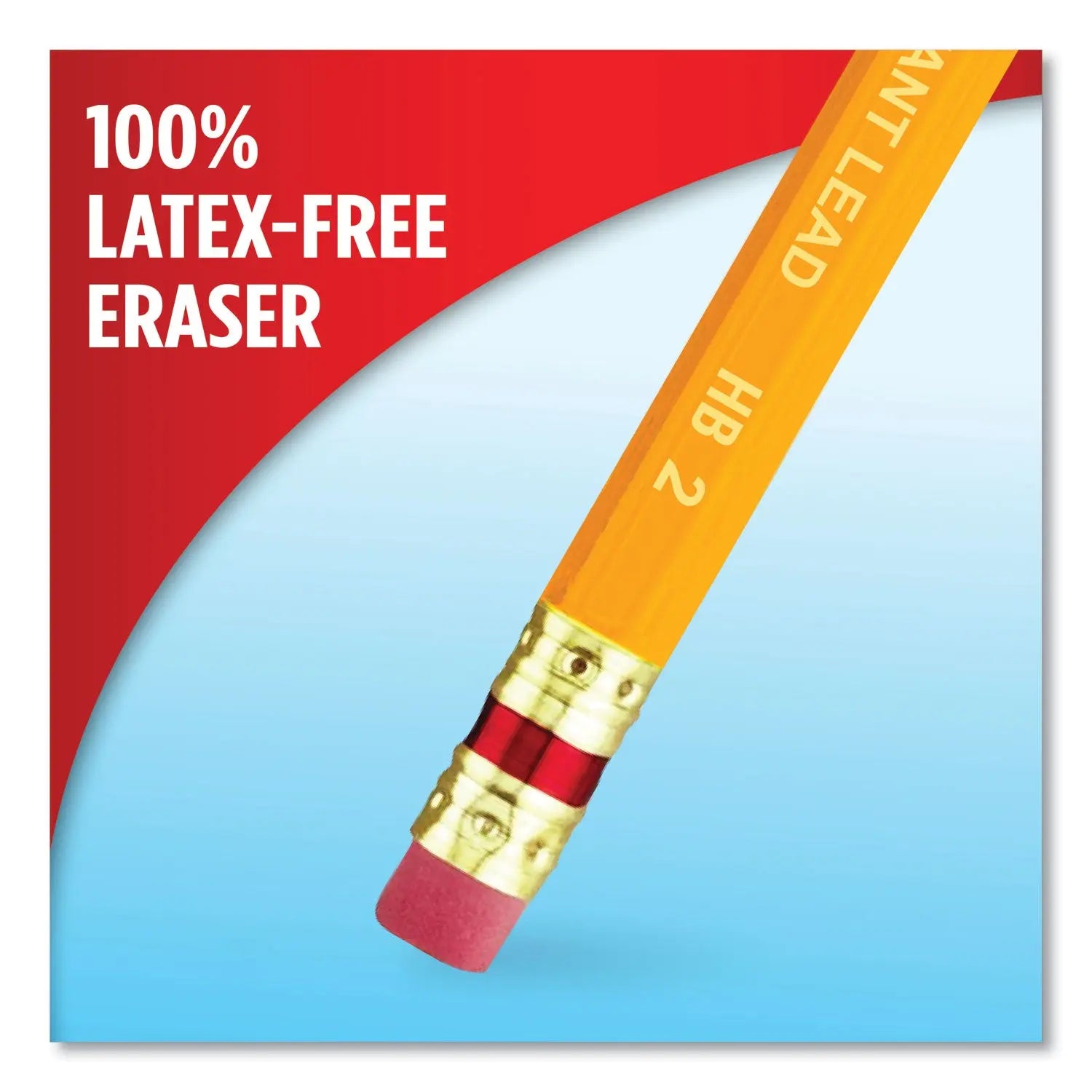 EverStrong #2 Pencils, HB (#2), Black Lead, Gold Barrel, Dozen Paper Mate® Flipcost