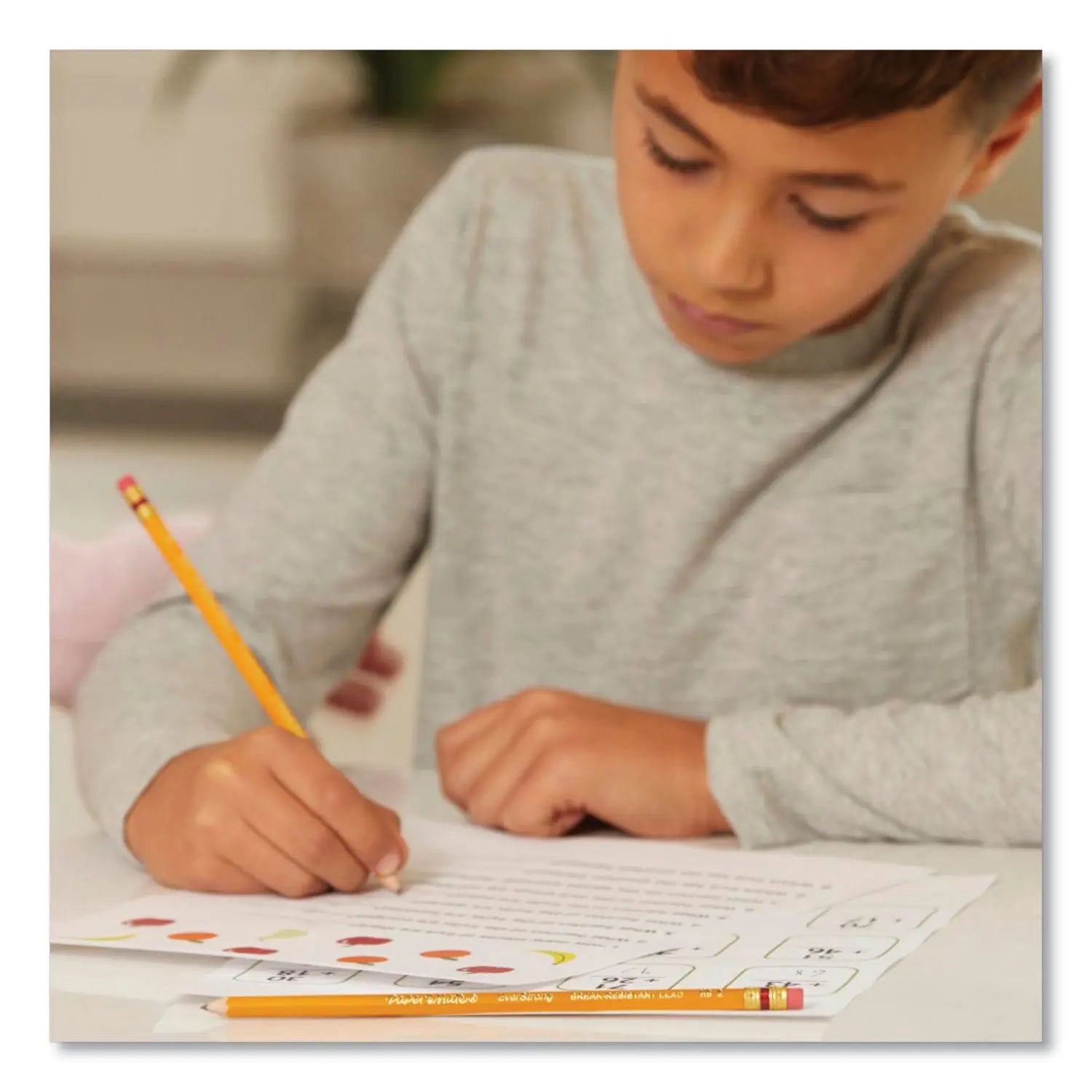 EverStrong #2 Pencils, HB (#2), Black Lead, Gold Barrel, Dozen Paper Mate® Flipcost