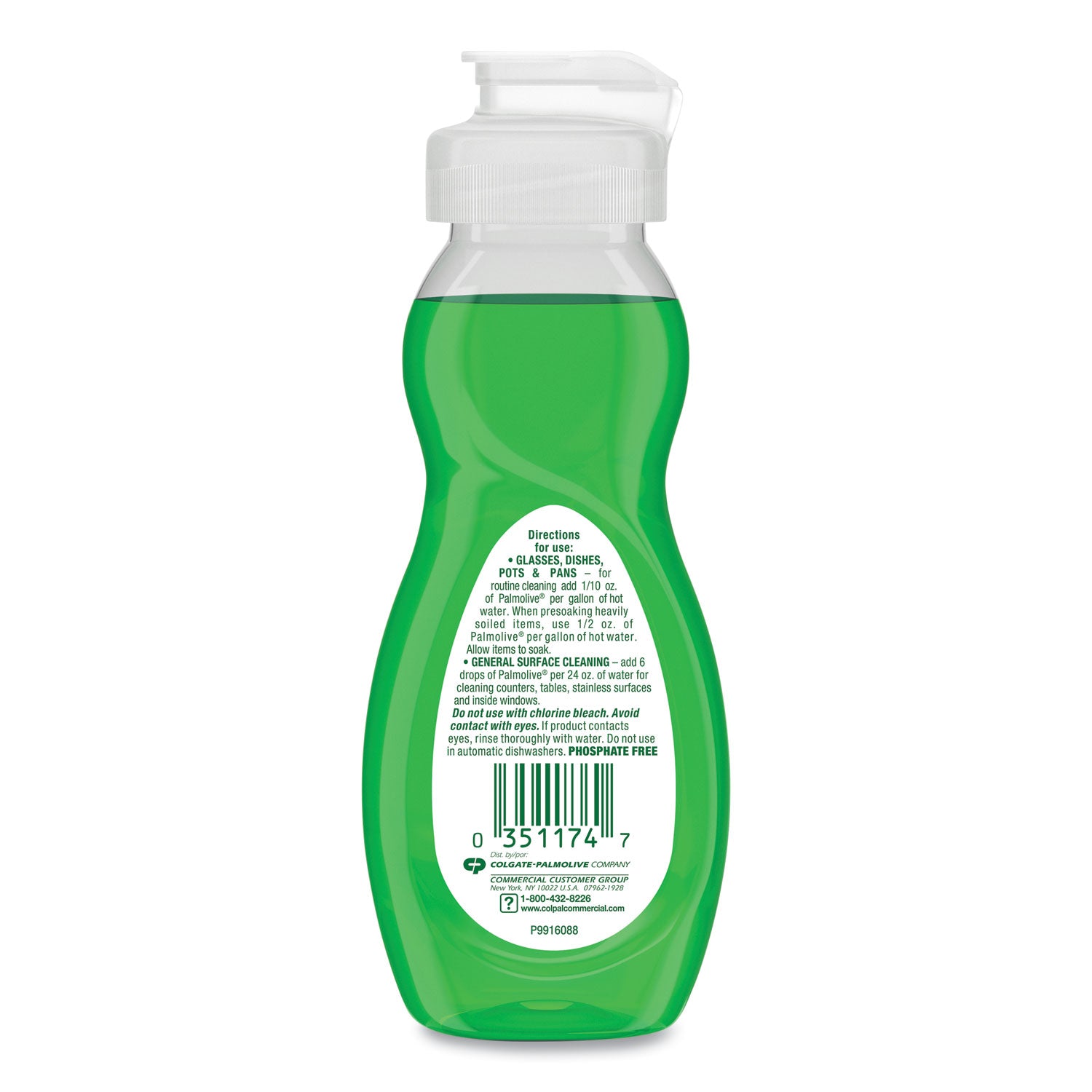 Palmolive® Dishwashing Liquid, Original Scent, 3 Oz Bottle, 72/carton