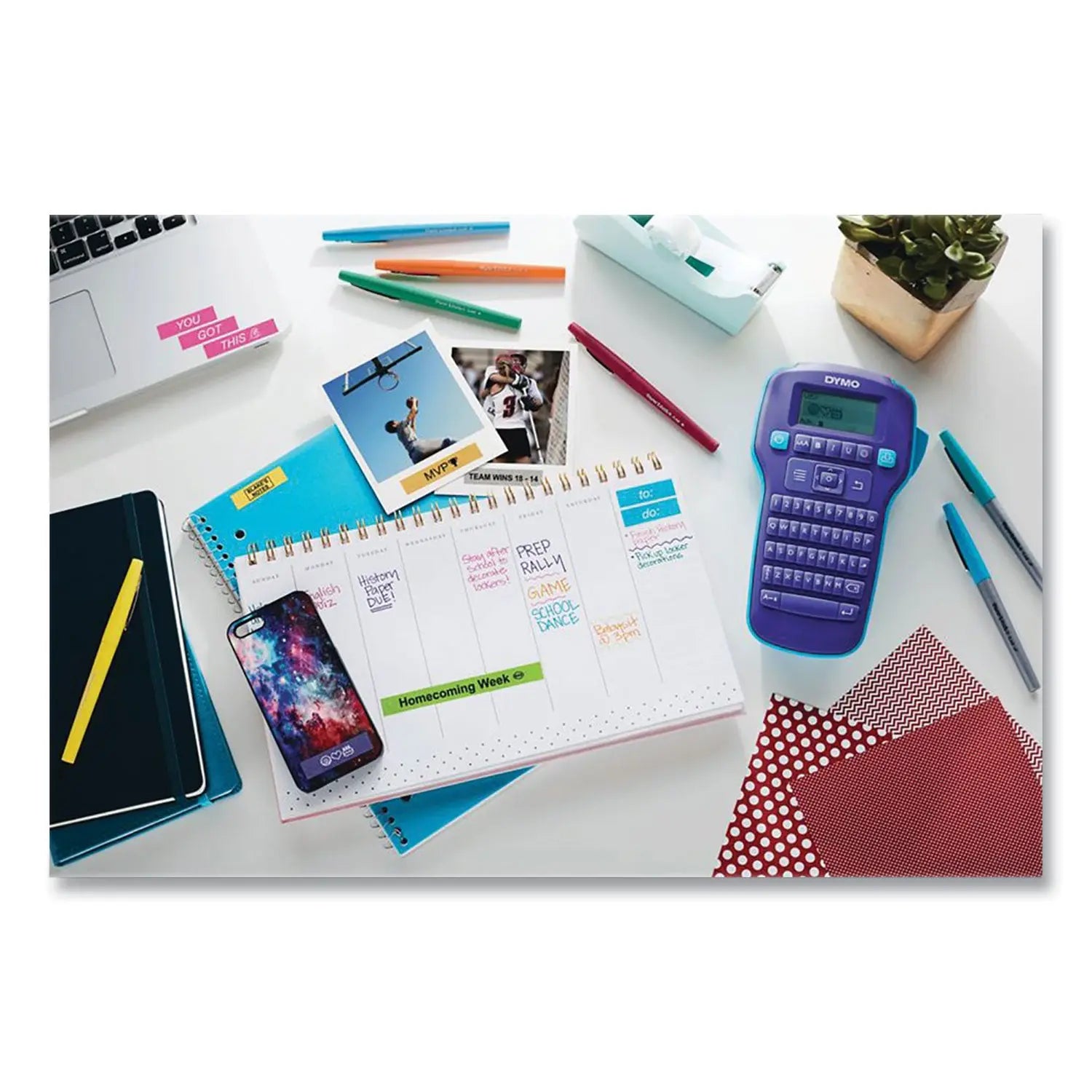 QuickFit Landscape Spreadsheet Round Ring View Binder, 3 Rings, 1.5" Capacity, 14 x 8.5, Black Stride Flipcost