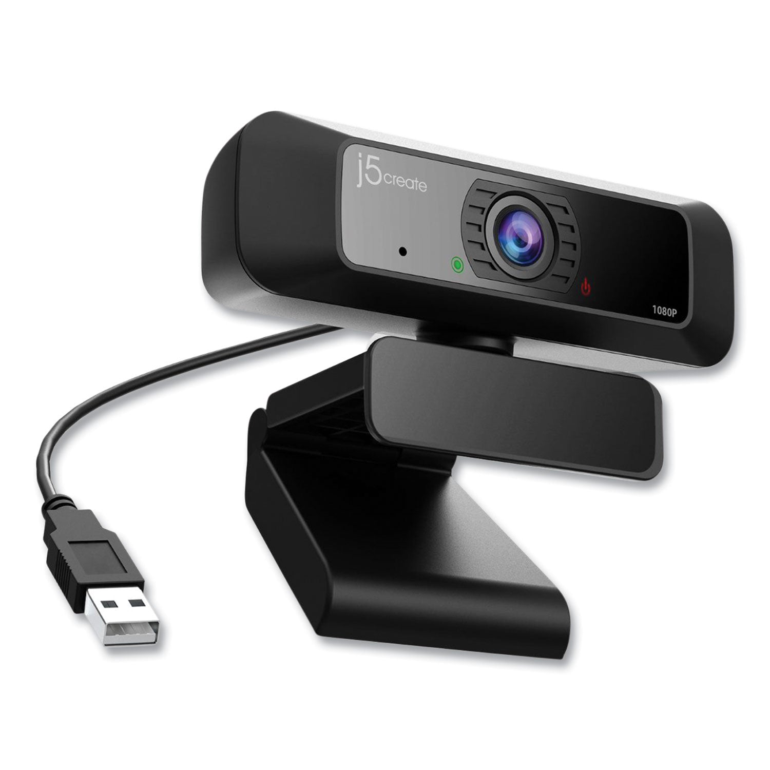 j5create® Jvcu100 Hd Webcam, 1920 Pixels X 1080 Pixels, 2 Mpixels, Black