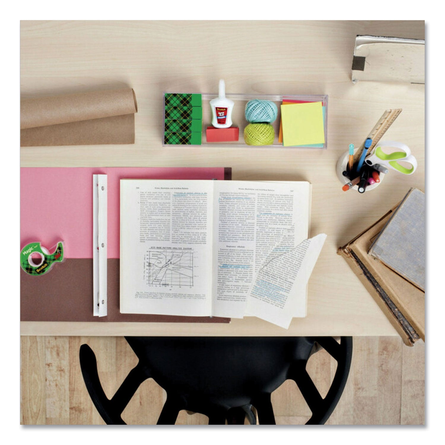 Scotch® Magic Tape In Handheld Dispenser, 1" Core, 0.75" X 25 Ft, Clear