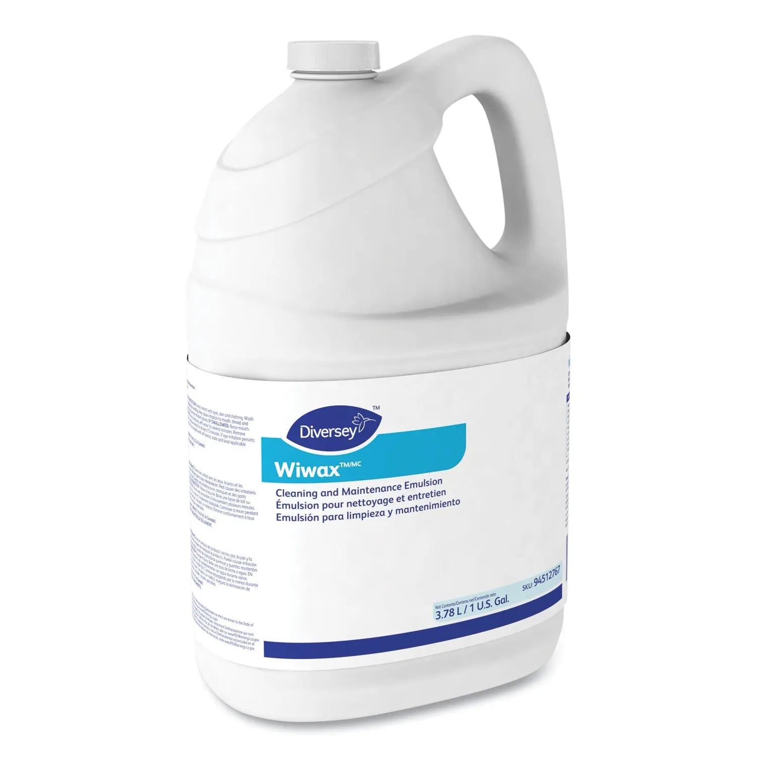 Wiwax Cleaning and Maintenance Solution, Liquid, 1 gal Bottle, 4/Carton Diversey™ Flipcost