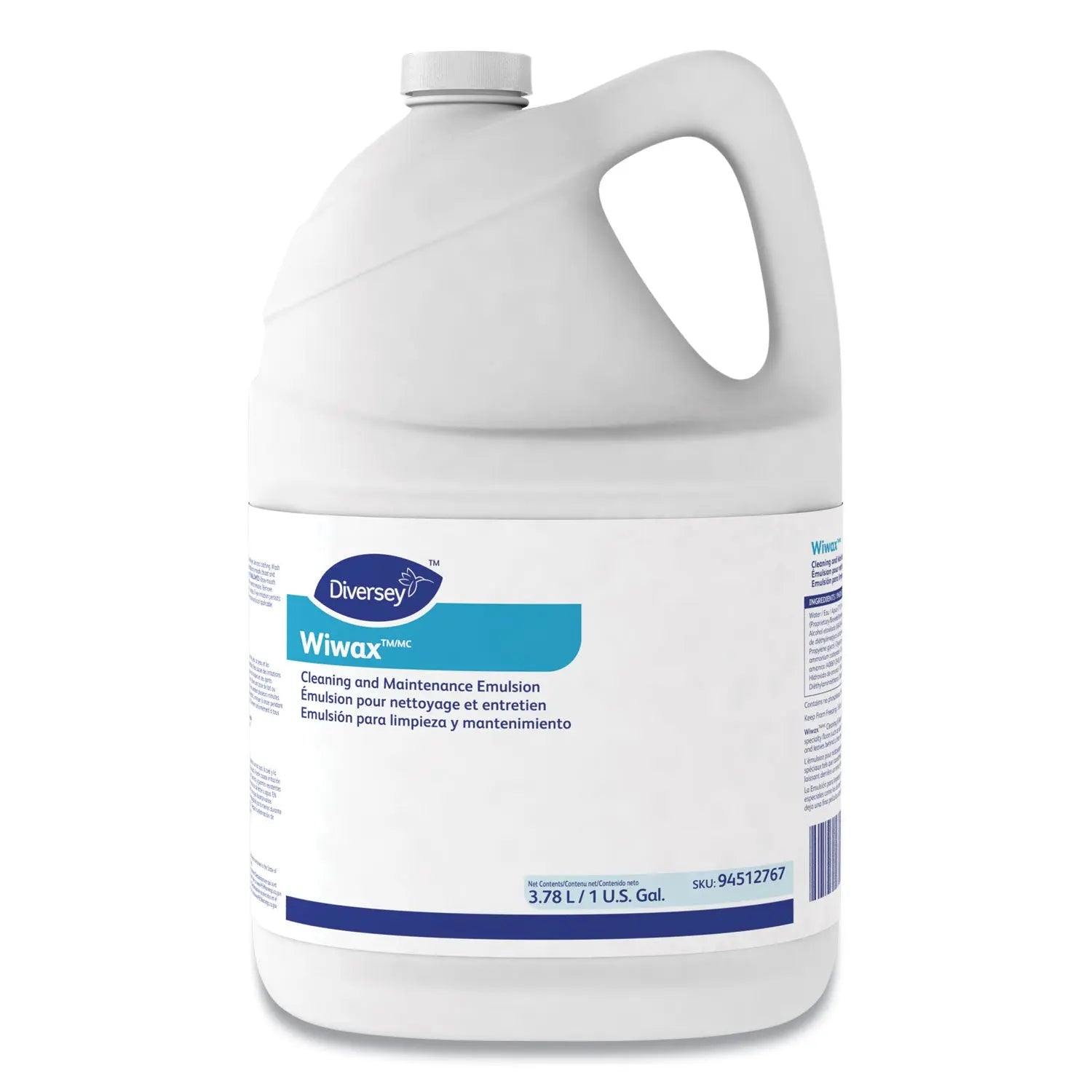 Wiwax Cleaning and Maintenance Solution, Liquid, 1 gal Bottle, 4/Carton Diversey™ Flipcost