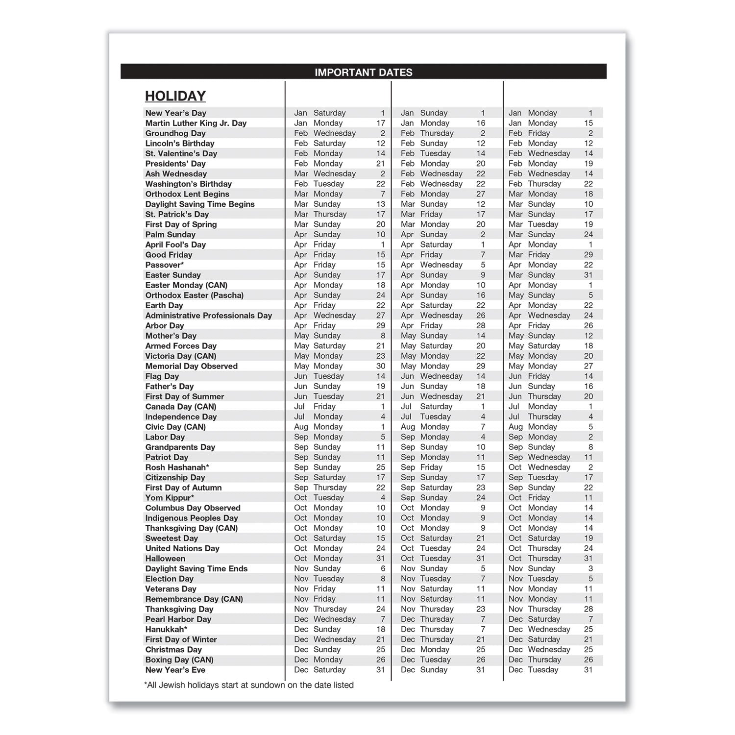 House of Doolittle™ Academic Year 14-Month Recycled Ruled Monthly Planner, 11 x 8.5, Black Cover, 14-Month (July to Aug): 2024 to 2025