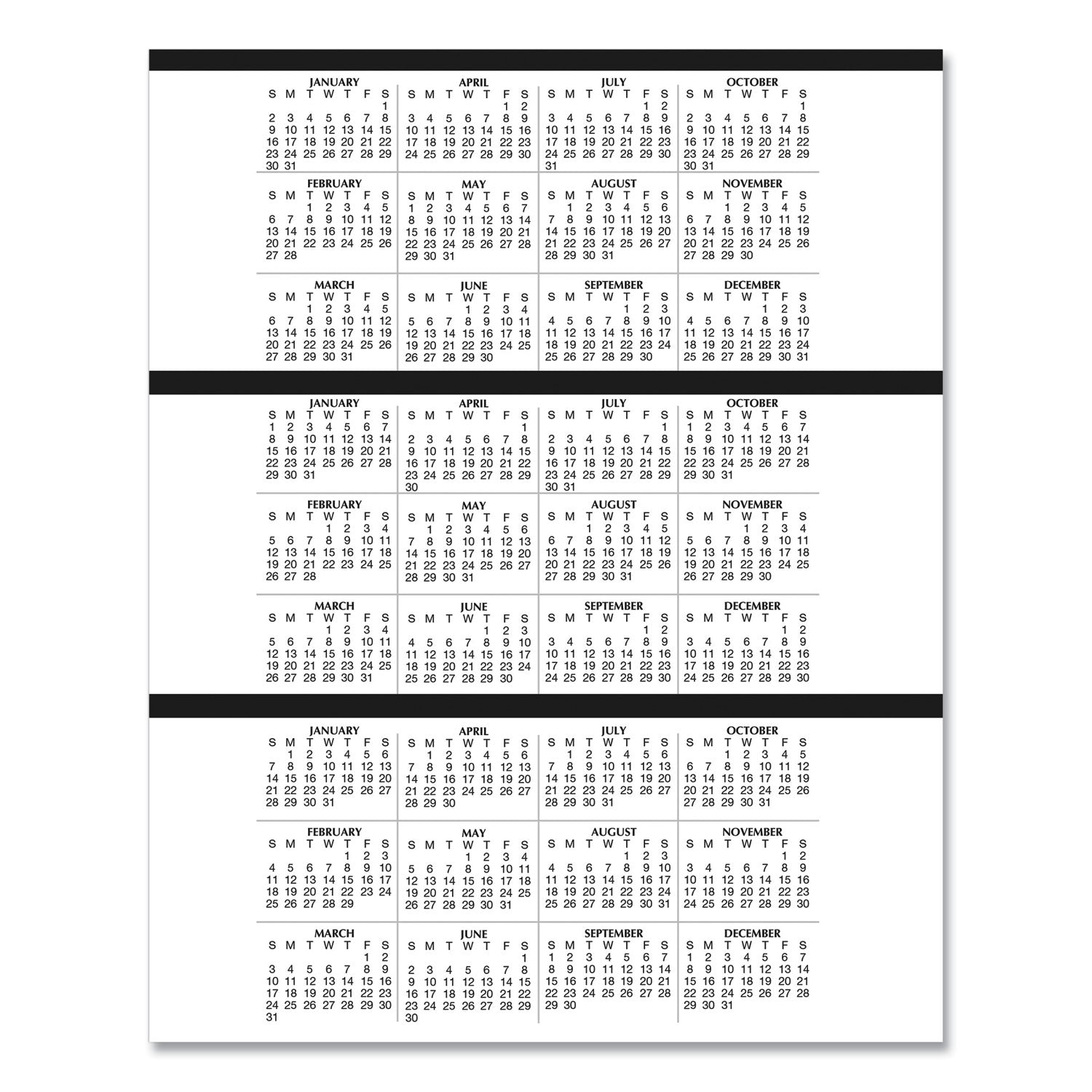 House of Doolittle™ Black-on-White Photo Weekly Appointment Book, Landscape Photography, 11 x 8.5, Black Cover, 12-Month (Jan to Dec): 2025