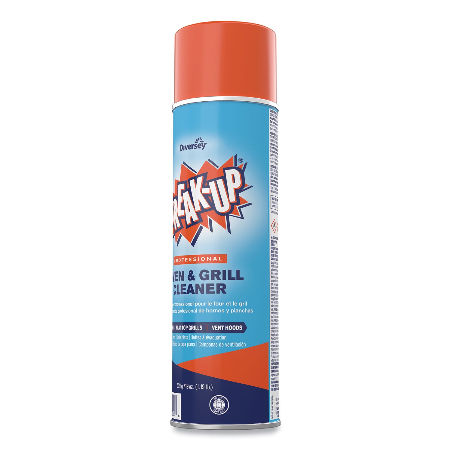BREAK-UP® Oven And Grill Cleaner, Ready To Use, 19 Oz Aerosol Spray