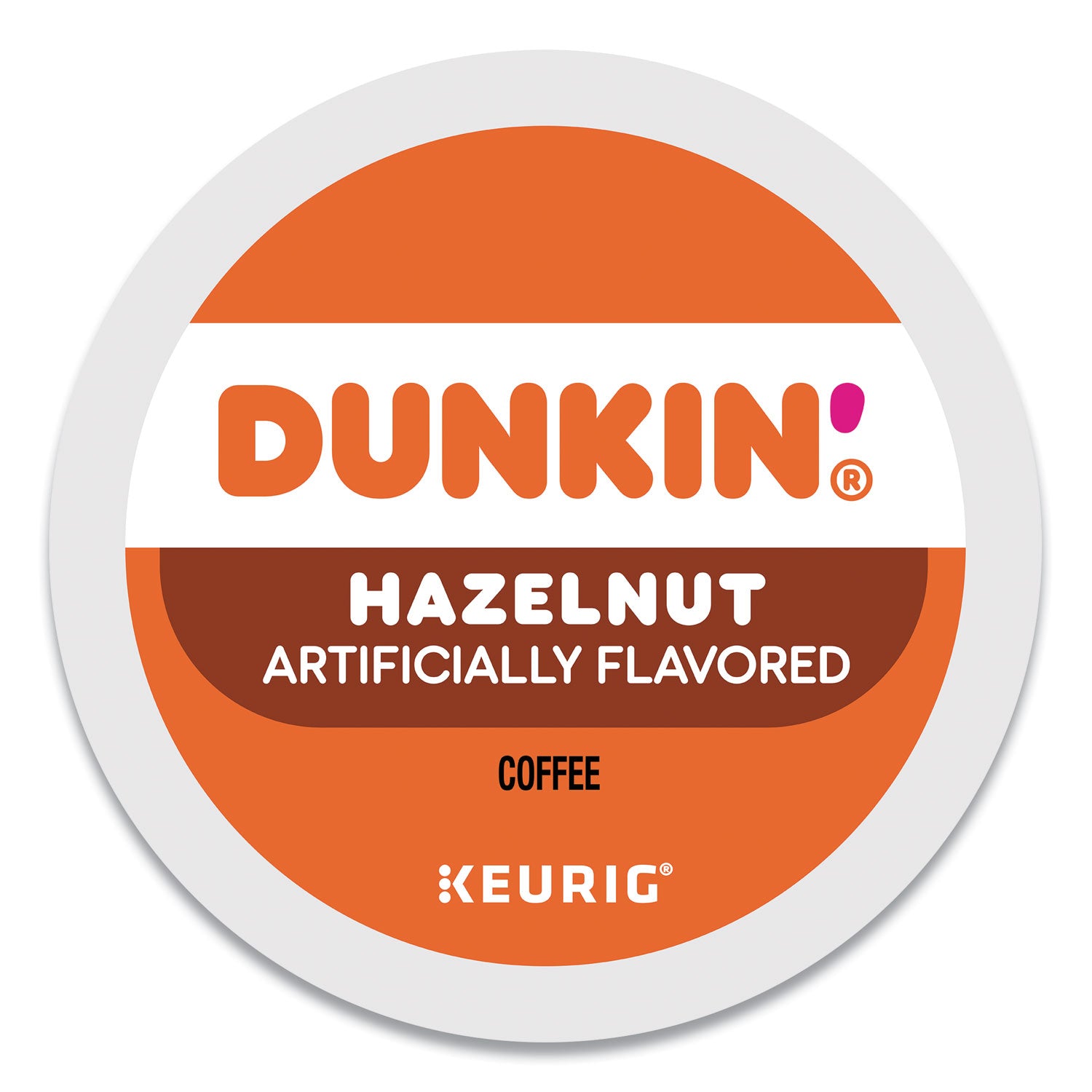 Dunkin'® K-Cup Pods, Hazelnut, 22/box
