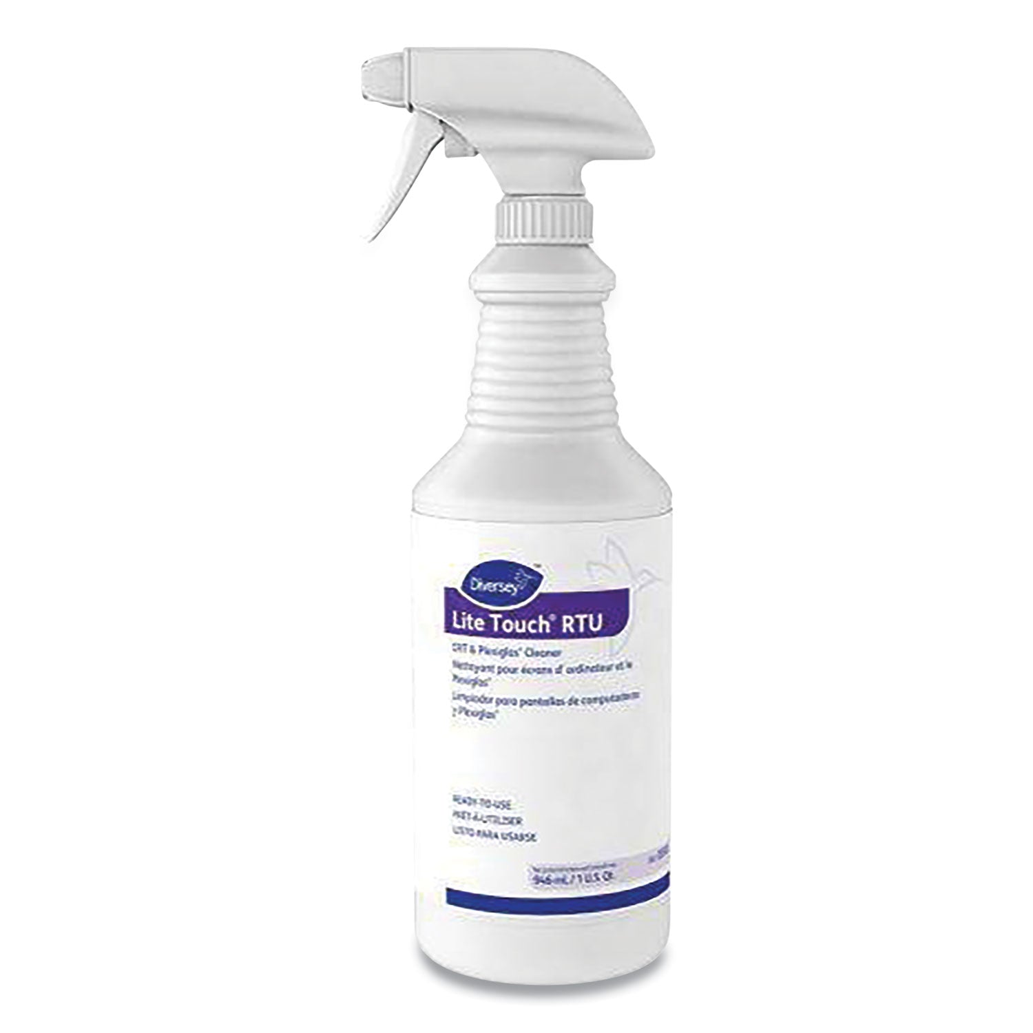 Diversey™ Lite Touch Crt And Plexiglas Cleaner, 32 Oz Spray Bottle, 12/carton