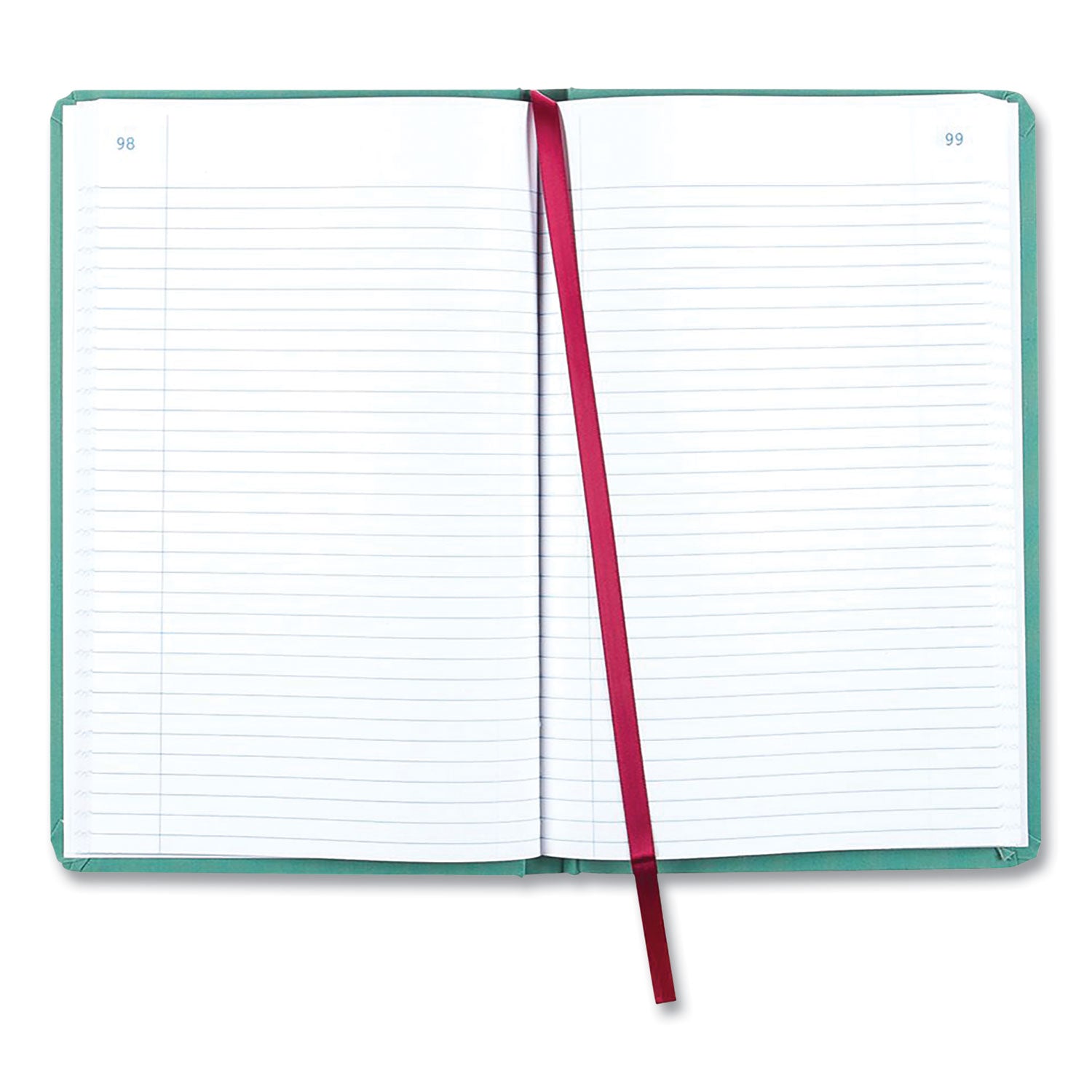 National® Tuff Series Record Book, Green Cover, 12 X 7.5 Sheets, 150 Sheets/book