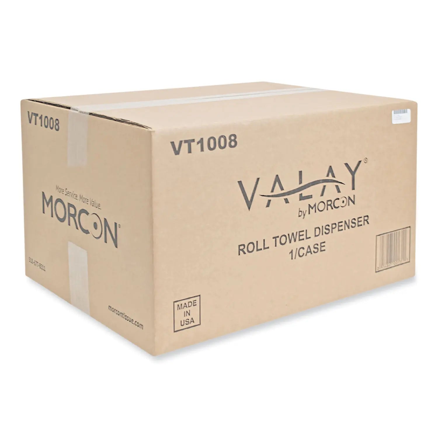 Valay Proprietary Roll Towel Dispenser, 11.75 x 8.5 x 14, Black Morcon Tissue Flipcost