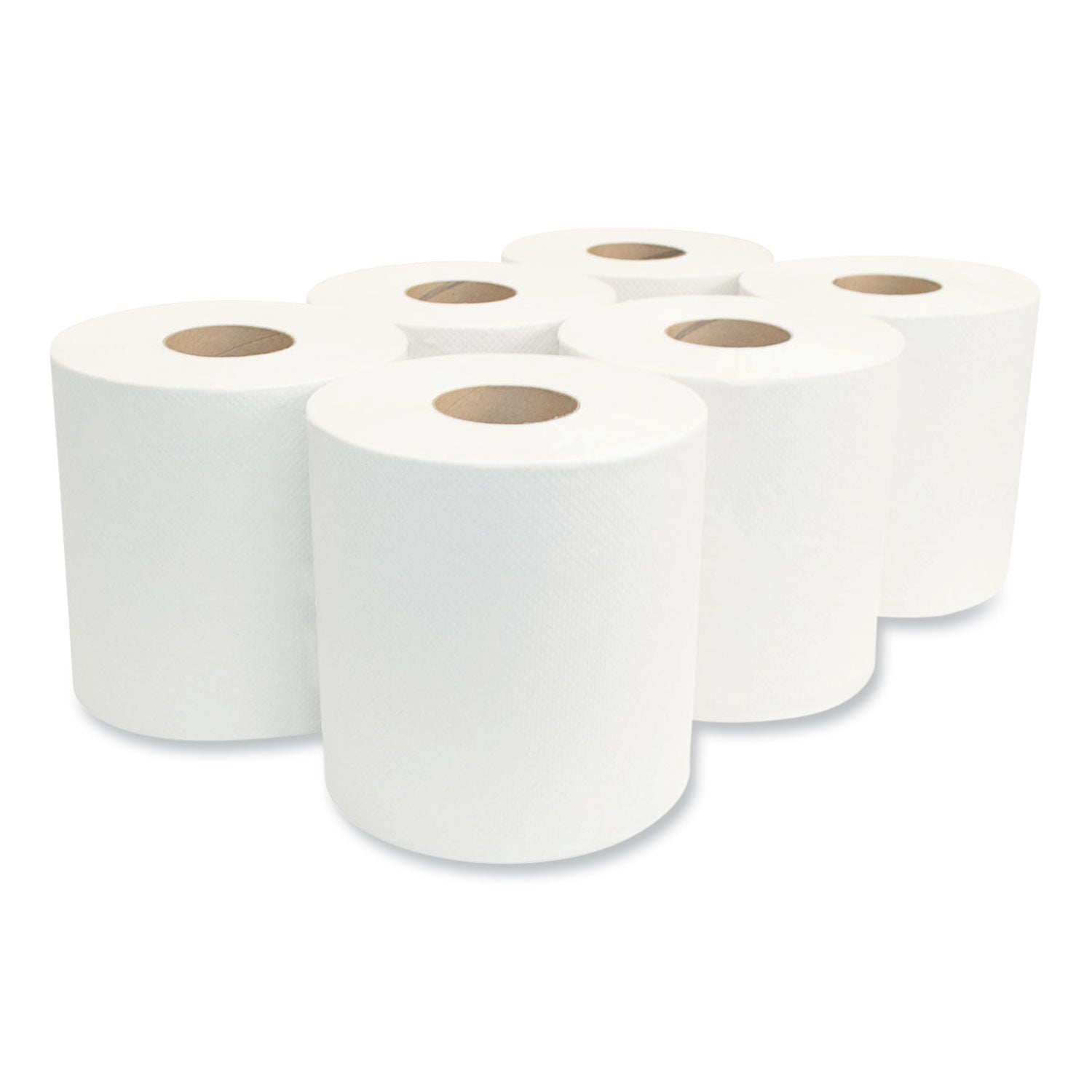 Morcon Tissue Morsoft Center-Pull Roll Towels, 2-Ply, 6.9" dia, White, 600 Sheets/Roll, 6 Rolls/Carton