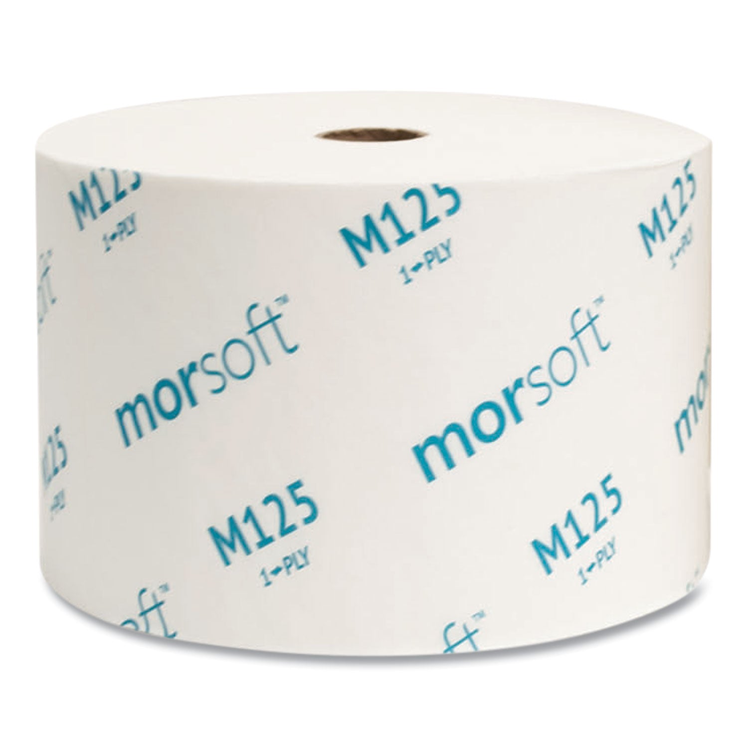 Morcon Tissue Small Core Bath Tissue, Septic Safe, 1-Ply, White, 2,500 Sheets/Roll, 24 Rolls/Carton