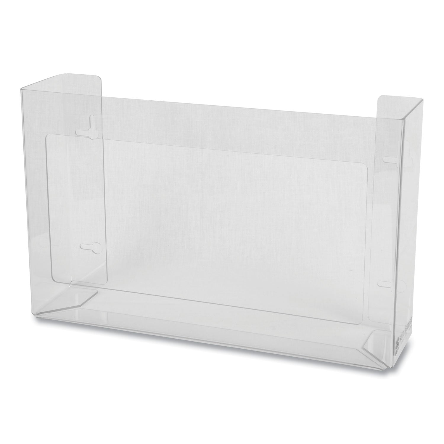 San Jamar® Clear Plexiglas Disposable Glove Dispenser, 3-Box, Plexiglas, Clear, 18 x 3.75 x 10