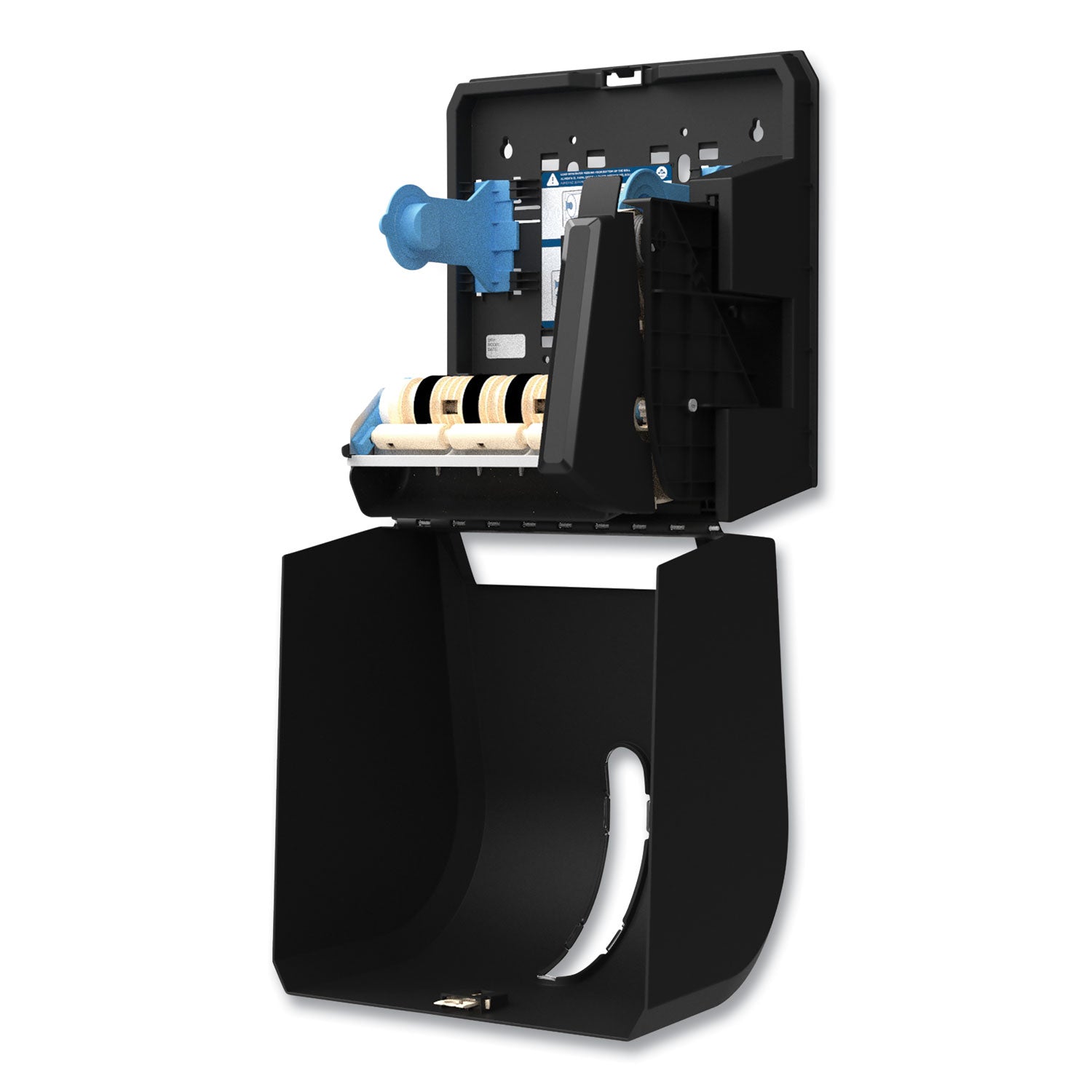 Georgia Pacific® Professional Hygienic Push-Paddle Roll Towel Dispenser, 13 X 10 X 14.4, Black