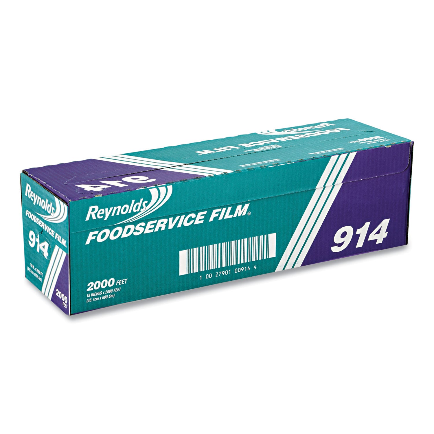 Reynolds Wrap® PVC Film Roll with Cutter Box, 18" x 2,000 ft