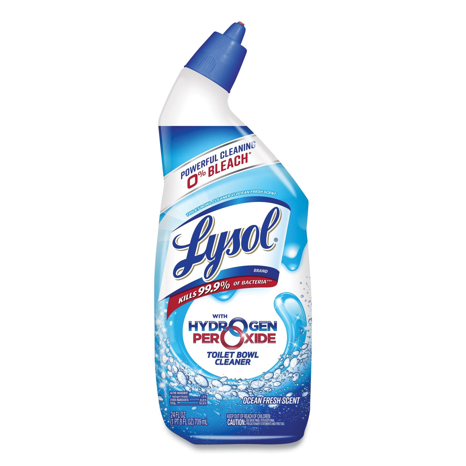 LYSOL® Brand Toilet Bowl Cleaner With Hydrogen Peroxide, Ocean Fresh, 24 Oz, 2/pack