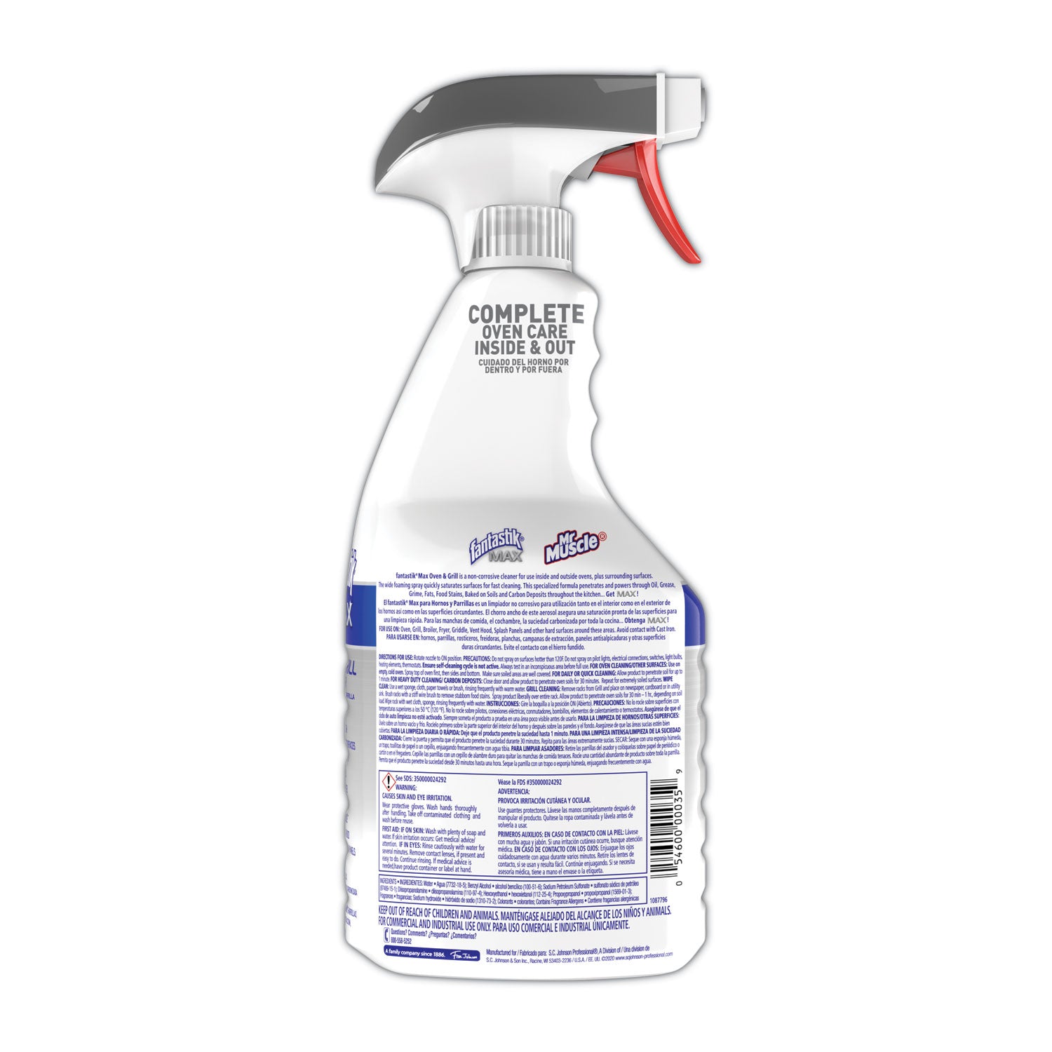 Fantastik® MAX Max Oven And Grill Cleaner, 32 Oz Bottle, 8/carton