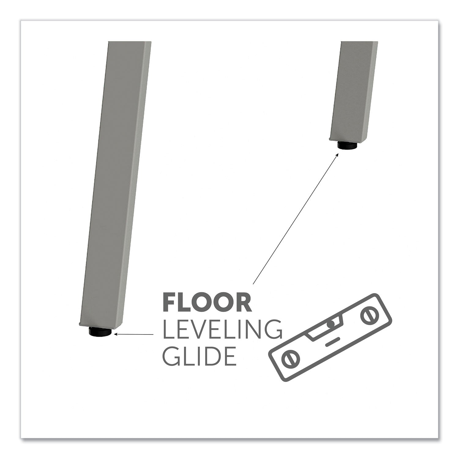 Linea Italia® Klin Desk, 33" X 19" X 29.5", Ash