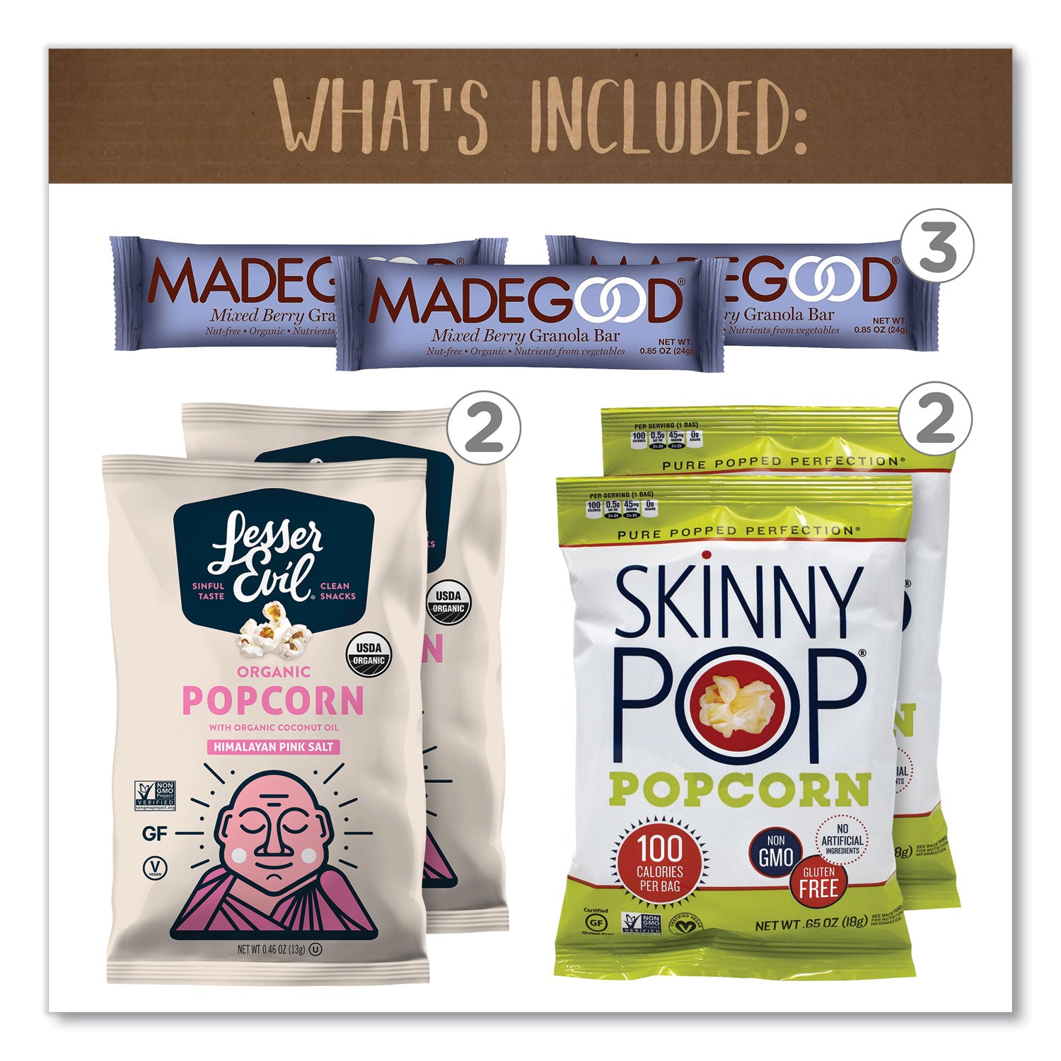 Snack Box Pros Low Calories Snack Box, 28 Assorted Snacks/Box