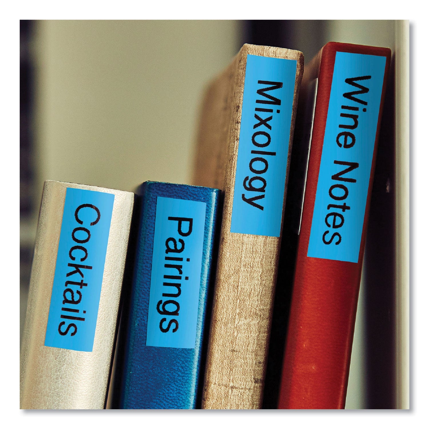 Brother P-Touch® Tze Laminated Removable Label Tapes, 0.47" X 26.2 Ft, Black On Blue