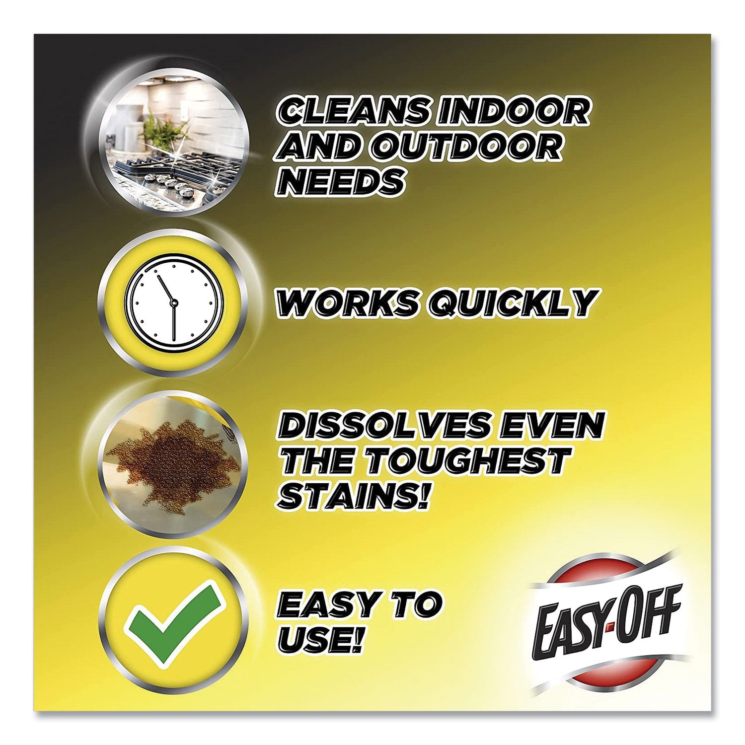 EASY-OFF® Heavy Duty Cleaner Degreaser, 32 Oz Spray Bottle