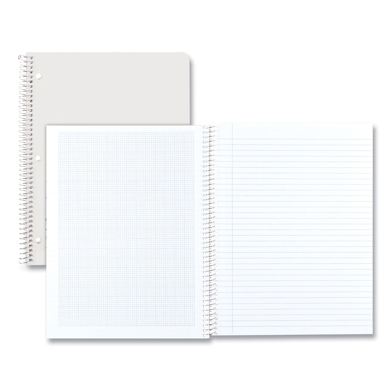 National® Engineering and Science Notebook, Quadrille Rule (10 sq/in), White Cover, (60) 11 x 8.5 Sheets