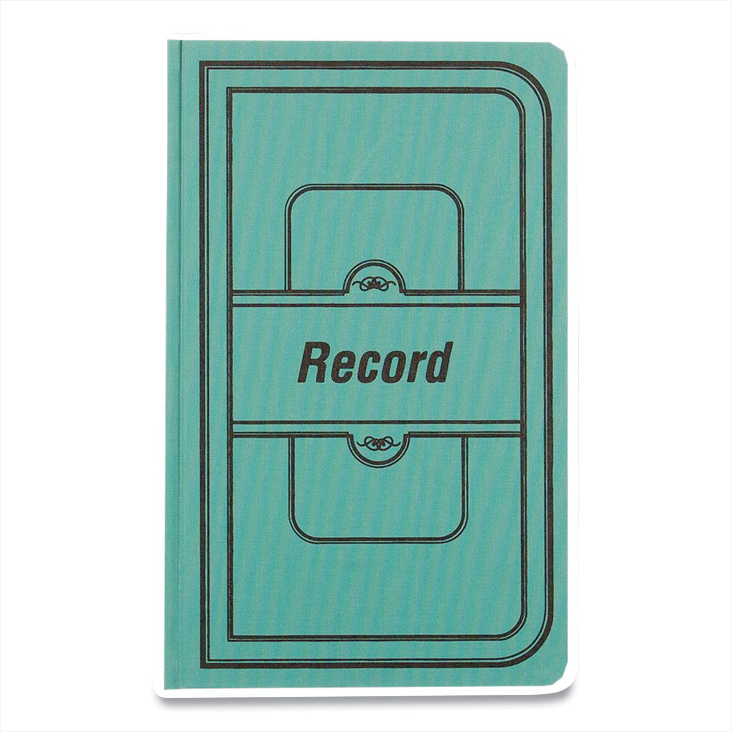 National® Tuff Series Record Book, Green Cover, 12 X 7.5 Sheets, 500 Sheets/book