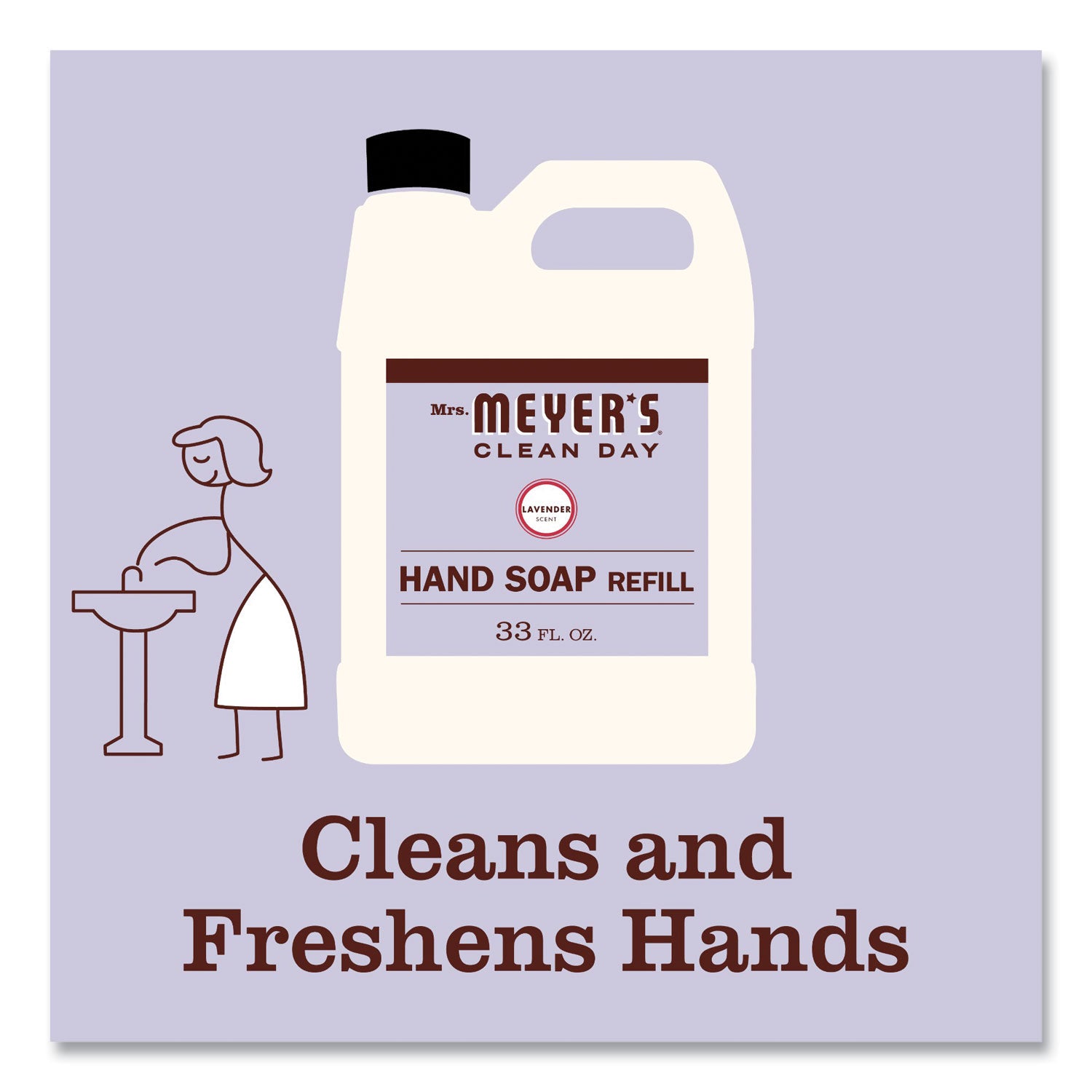 Mrs. Meyer's® Clean Day Liquid Hand Soap Refill, Lavender Scent, 33 oz