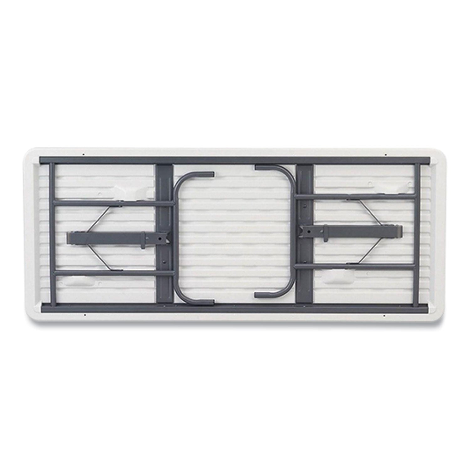 Iceberg IndestrucTables Too 600 Series Folding Table, Rectangular, 96" x 30" x 29", Platinum