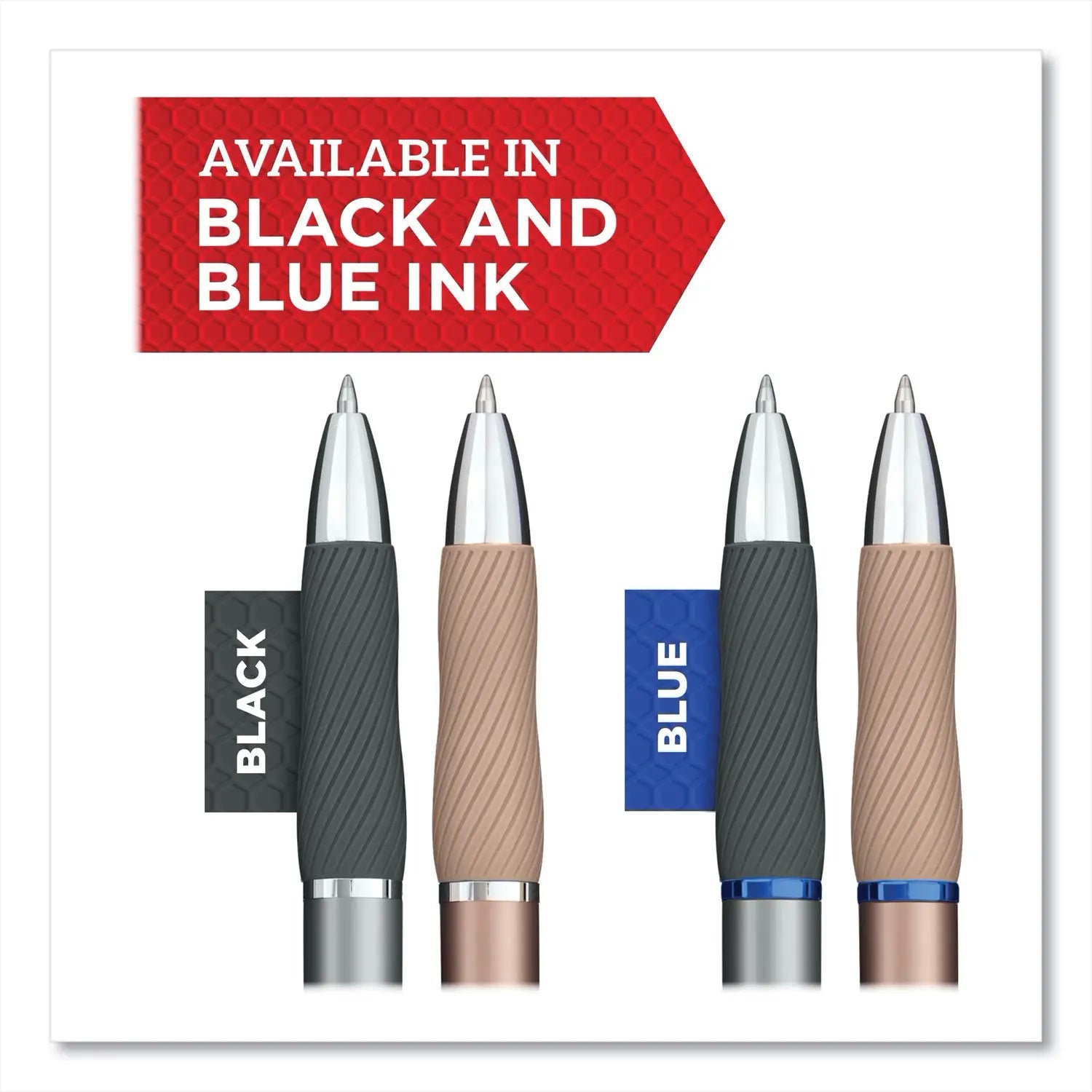 S-Gel Premium Metal Barrel Gel Pen, Retractable, Medium 0.7 mm, Black Ink, Champagne Barrel, 2/Pack Sharpie® S-Gel™ Flipcost