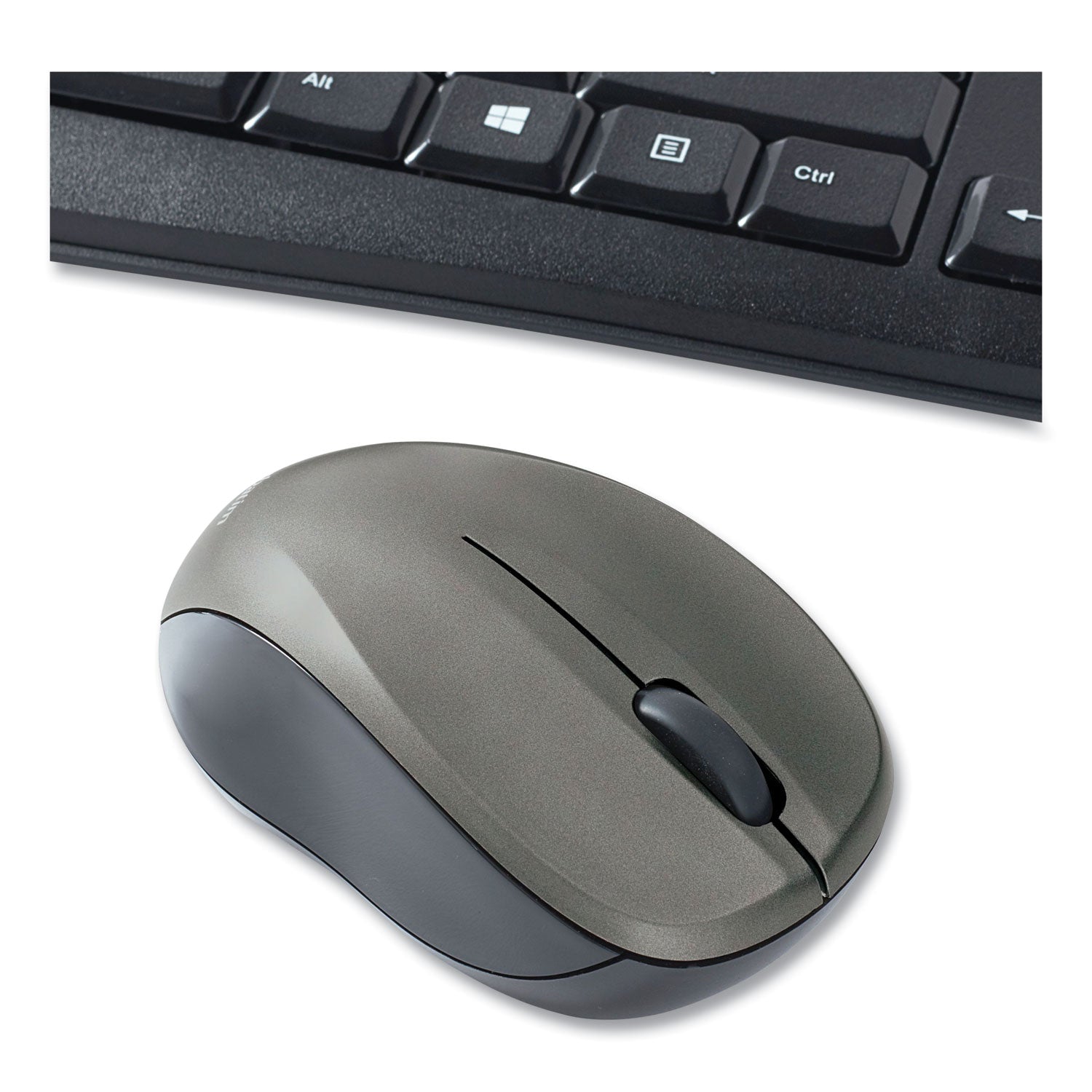 Verbatim® Silent Wireless Mouse And Keyboard, 2.4 Ghz Frequency/32.8 Ft Wireless Range, Black