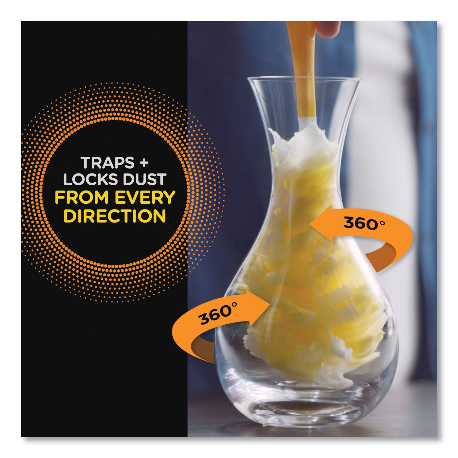 Swiffer® Heavy Duty Dusters Starter Kit, 6" Handle With Two Disposable Dusters