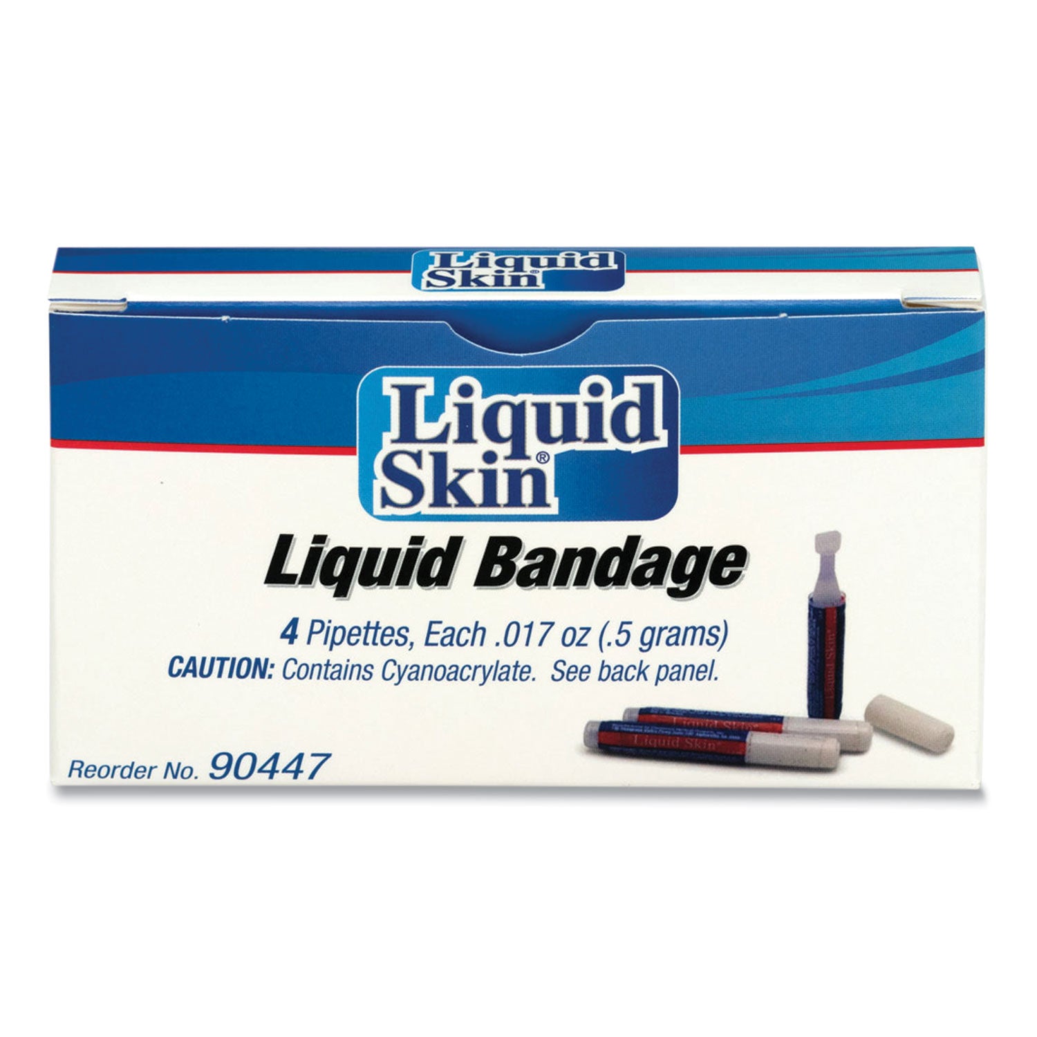 PhysiciansCare® by First Aid Only® Liquid Bandage, 0.017 Oz Pipette, 4/box